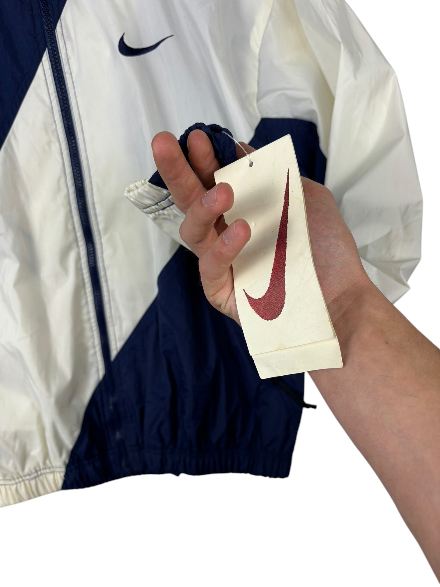 (M) Vintage Nike Full Zip Jacket (New / has flaws)