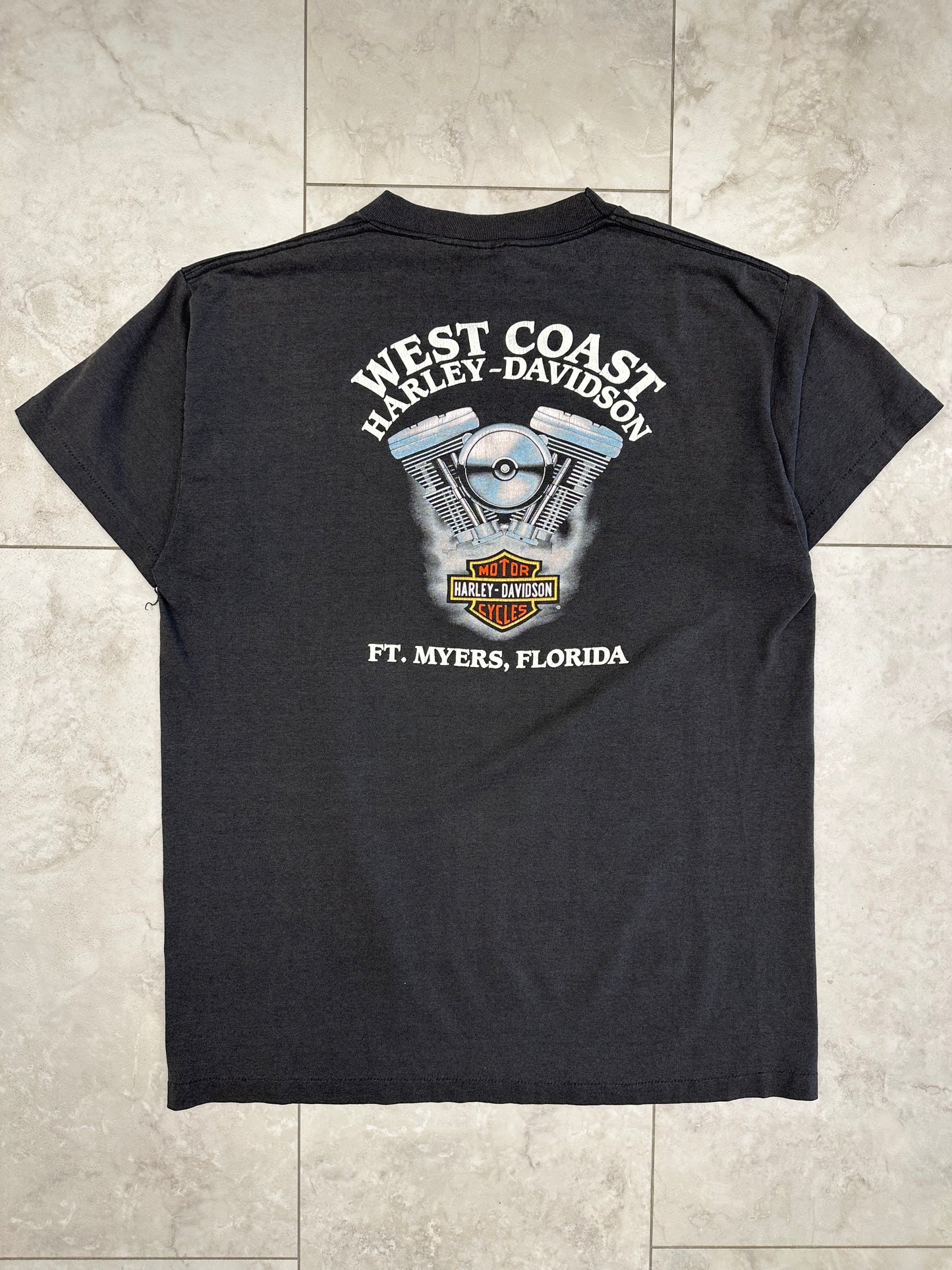 (XL) 1988 Harley 3D Emblem Good Ol' Days Tee