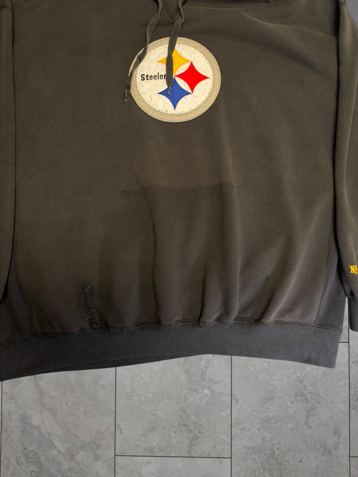 (XXL) Vintage Y2K Steelers NFL Hoodie