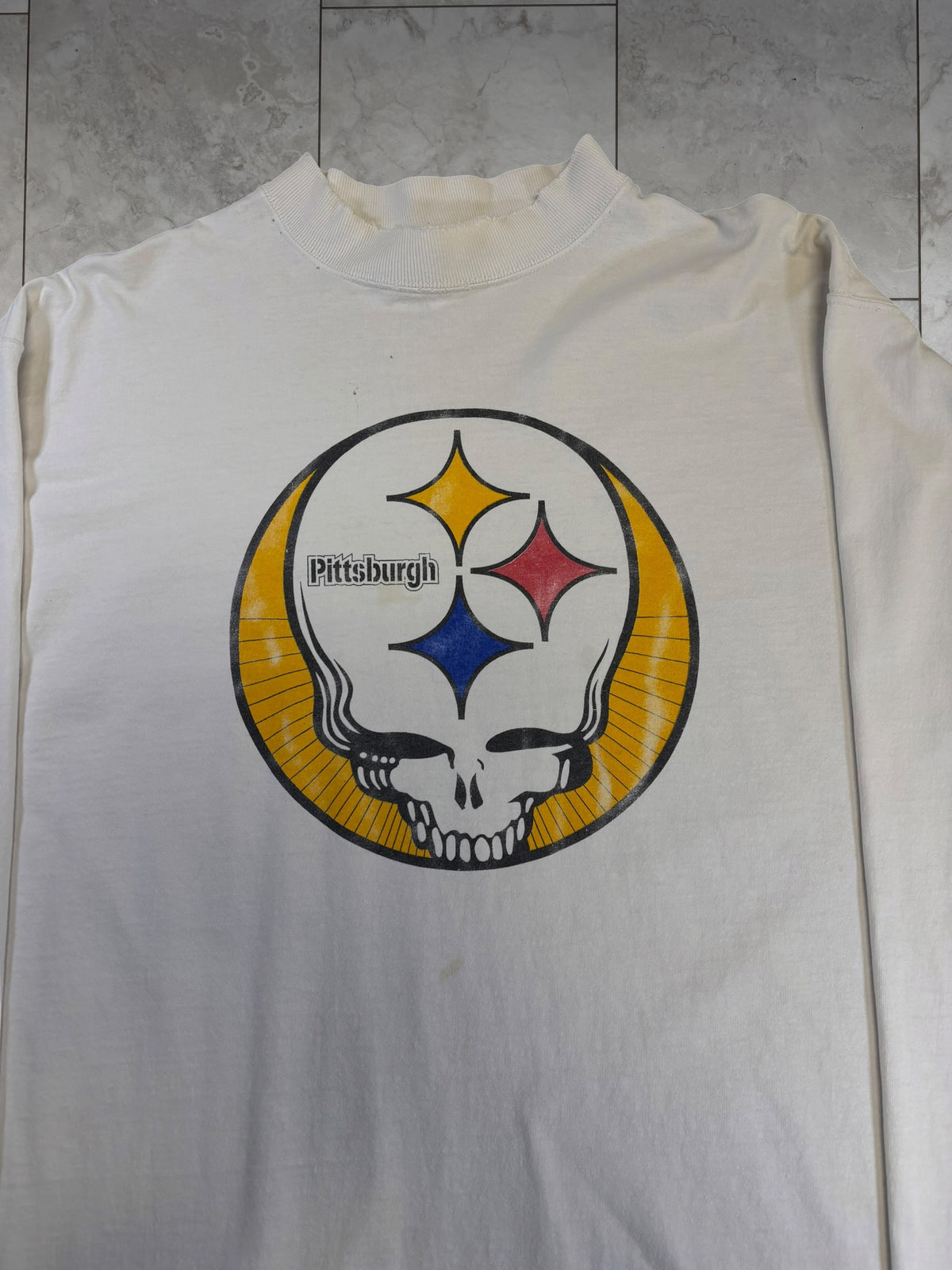 (XL) Vintage 90s Steelers Grateful Dead Longsleeve Shirt
