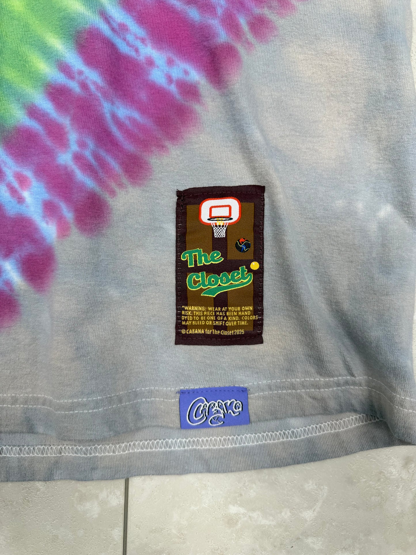 (XL) Vintage Y2K Hulk Custom Shop Tie Dye Tee