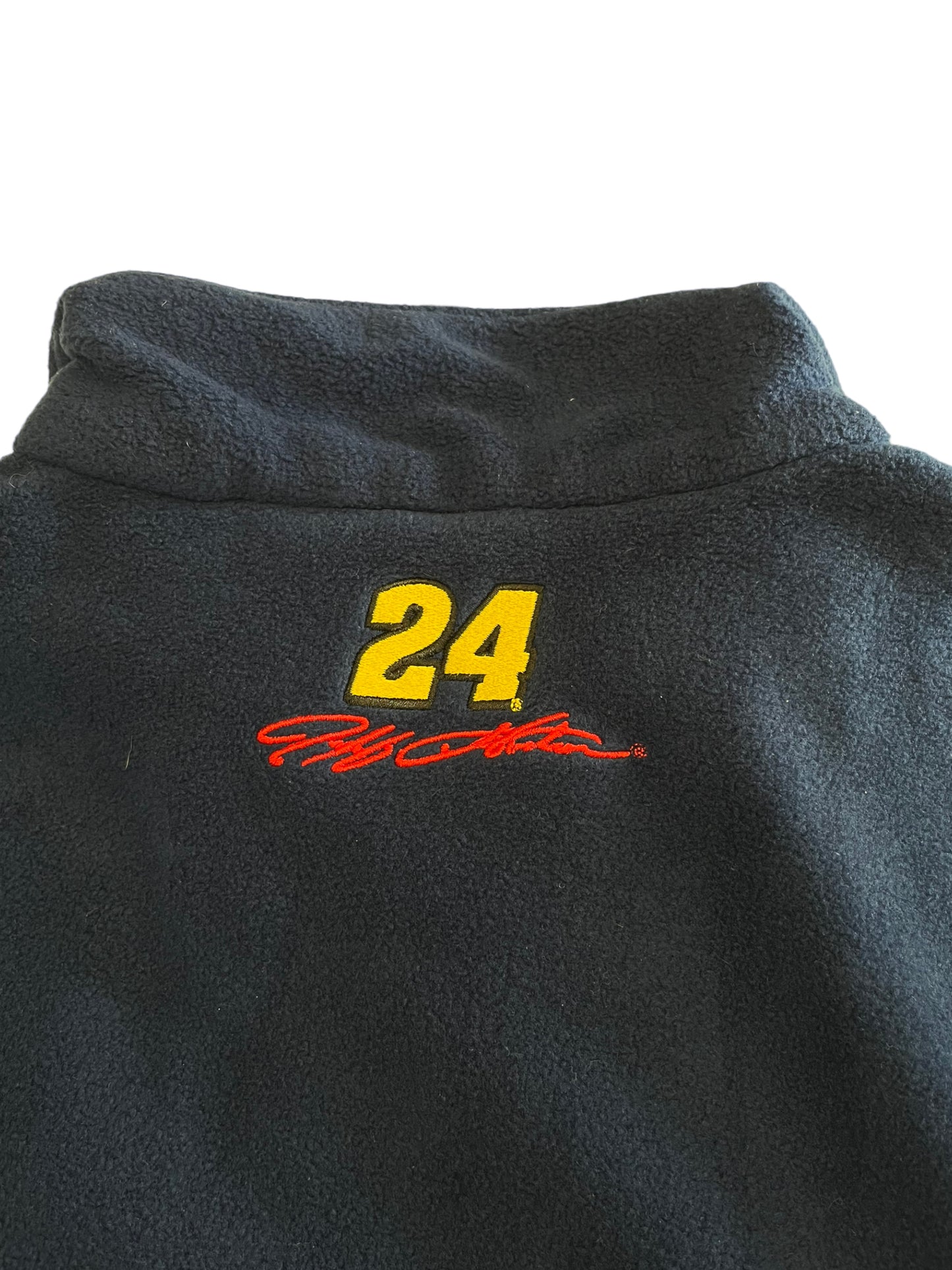 (L) Vintage Jeff Gordon 1/4 Zip Fleece Jacket