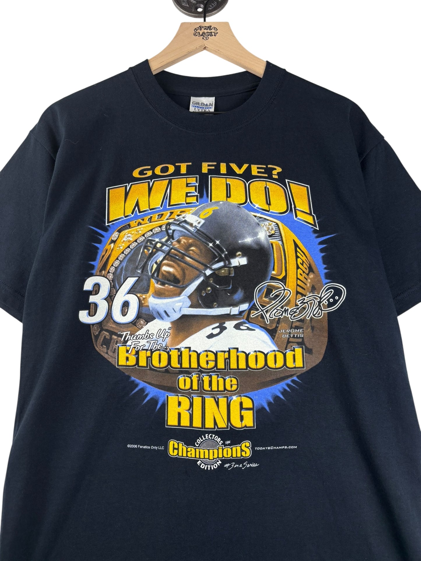 (M) 2006 Steelers Brotherhood of the Ring Tee