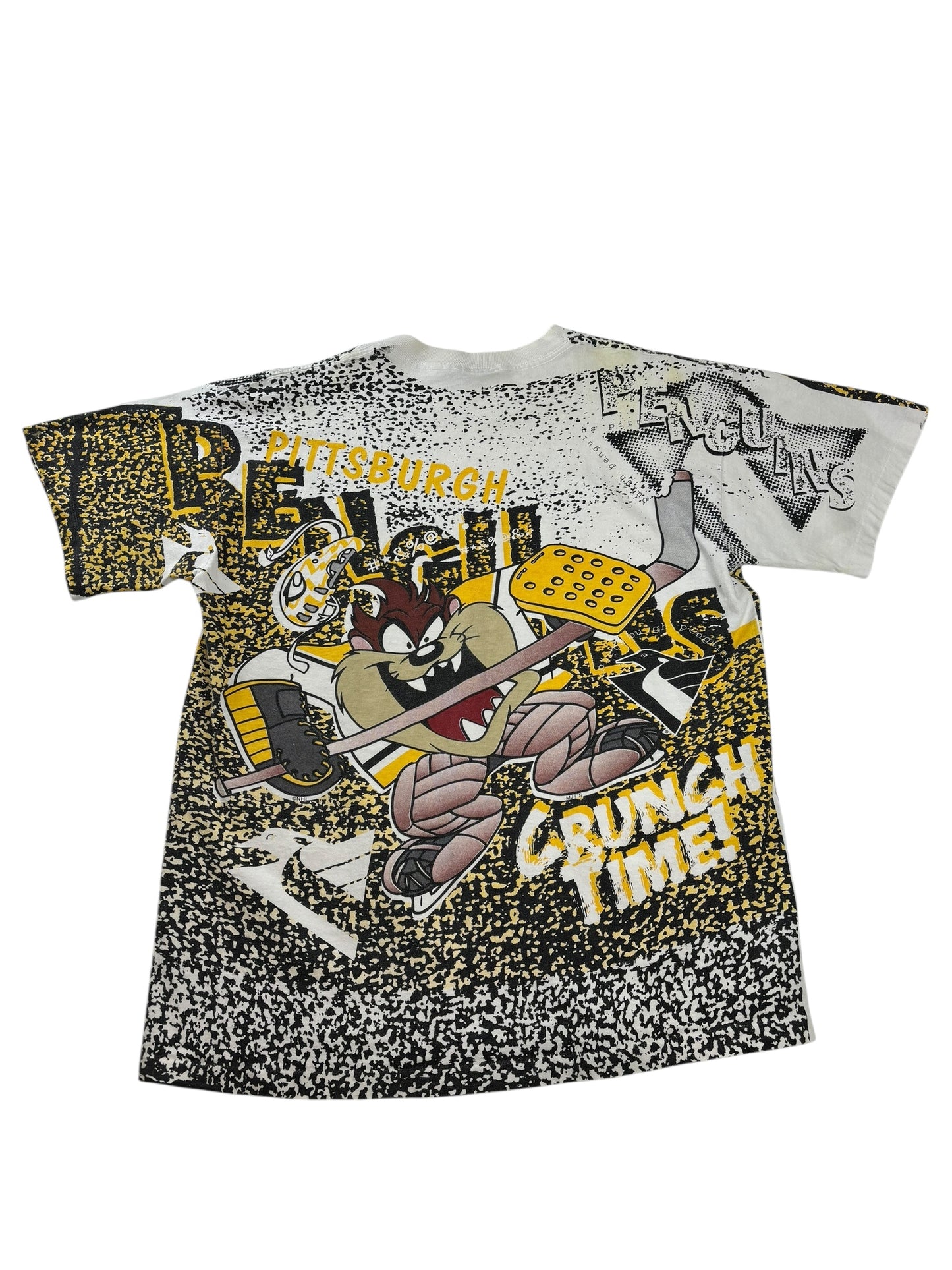 (M) Vintage Penguins x Taz Crunch Time Tee