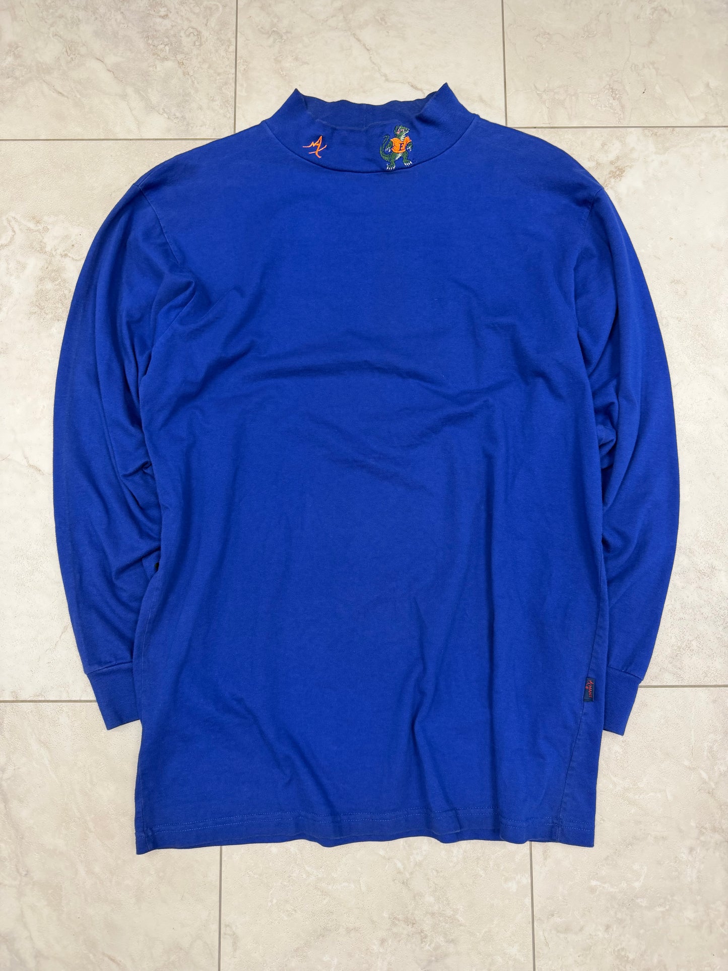 (XL) Vintage 90's Florida Gators Embroidered Turtleneck Long-Sleeved Shirt