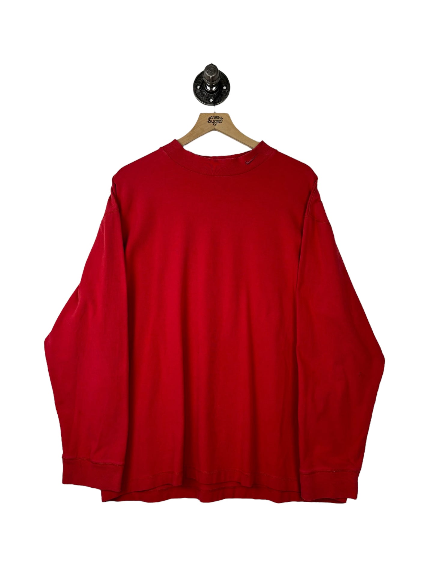 (XL) Vintage Y2K Nike Mock Neck Long Sleeve
