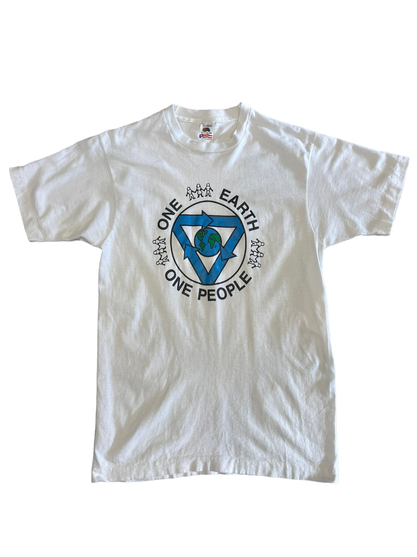 (L) Vintage One Earth One People Tee