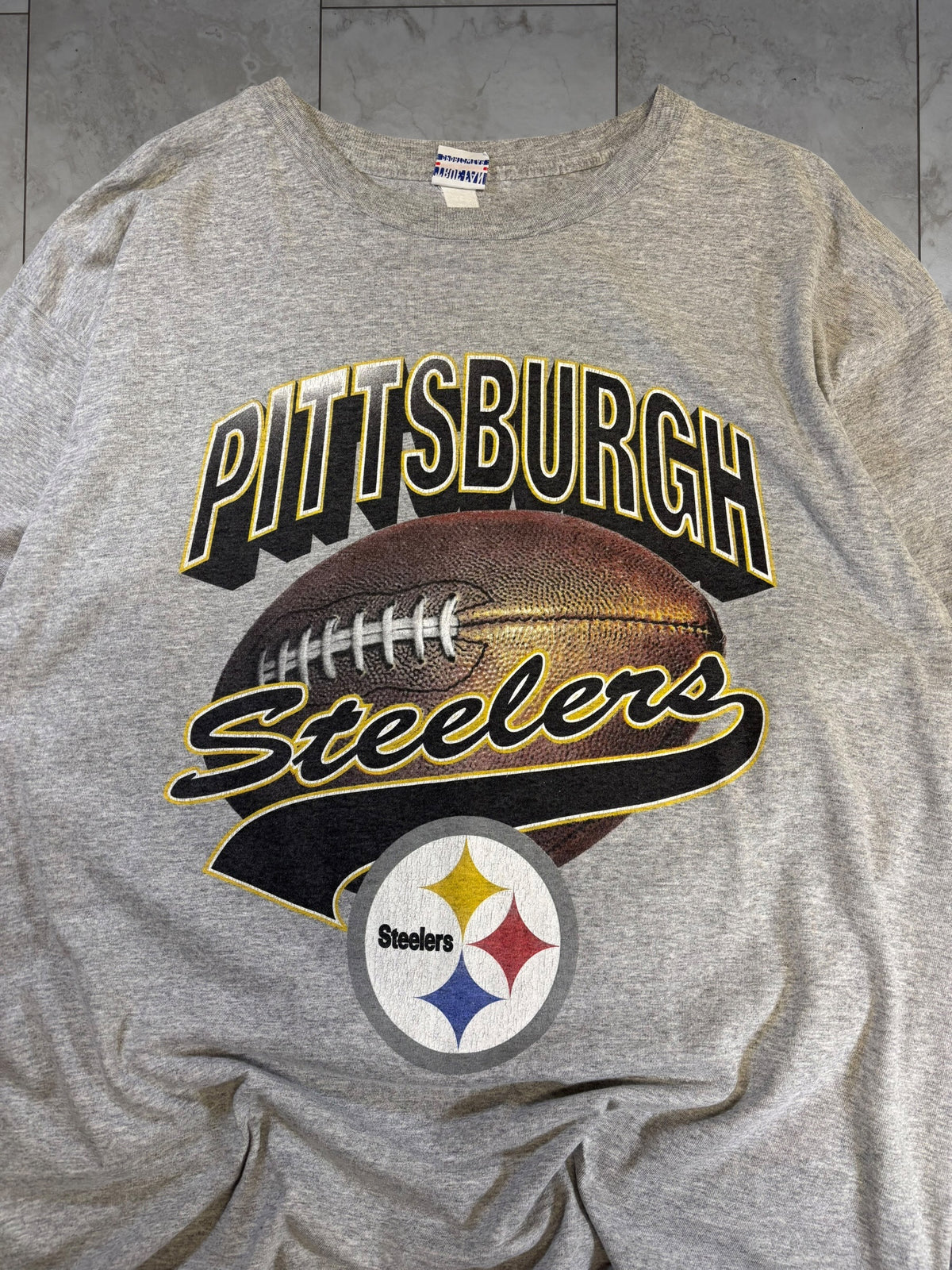 (XL) Vintage 90s Steelers Truefan Graphic Tee