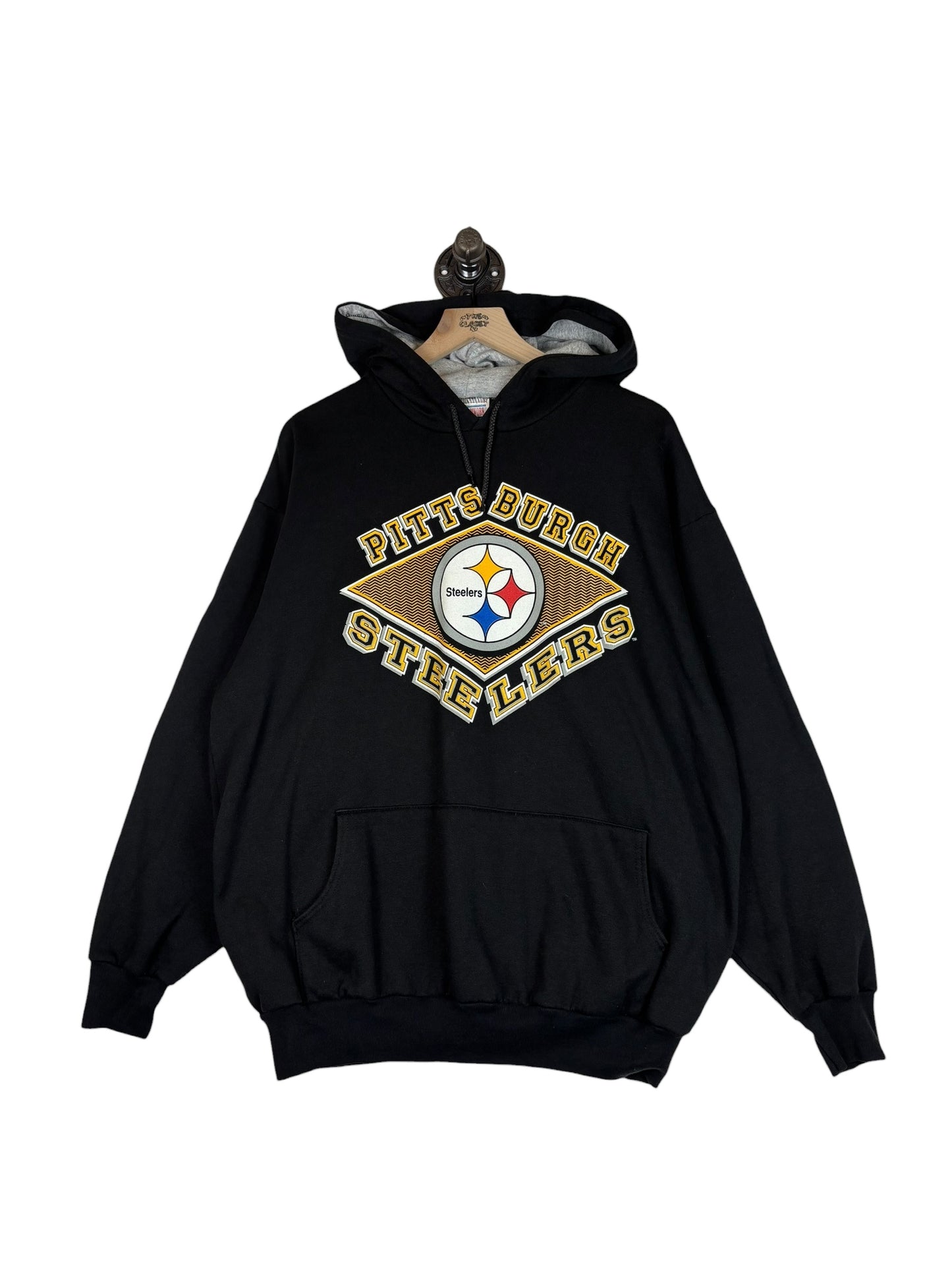 (XL) Vintage Pittsburgh Steelers Graphic Hoodie