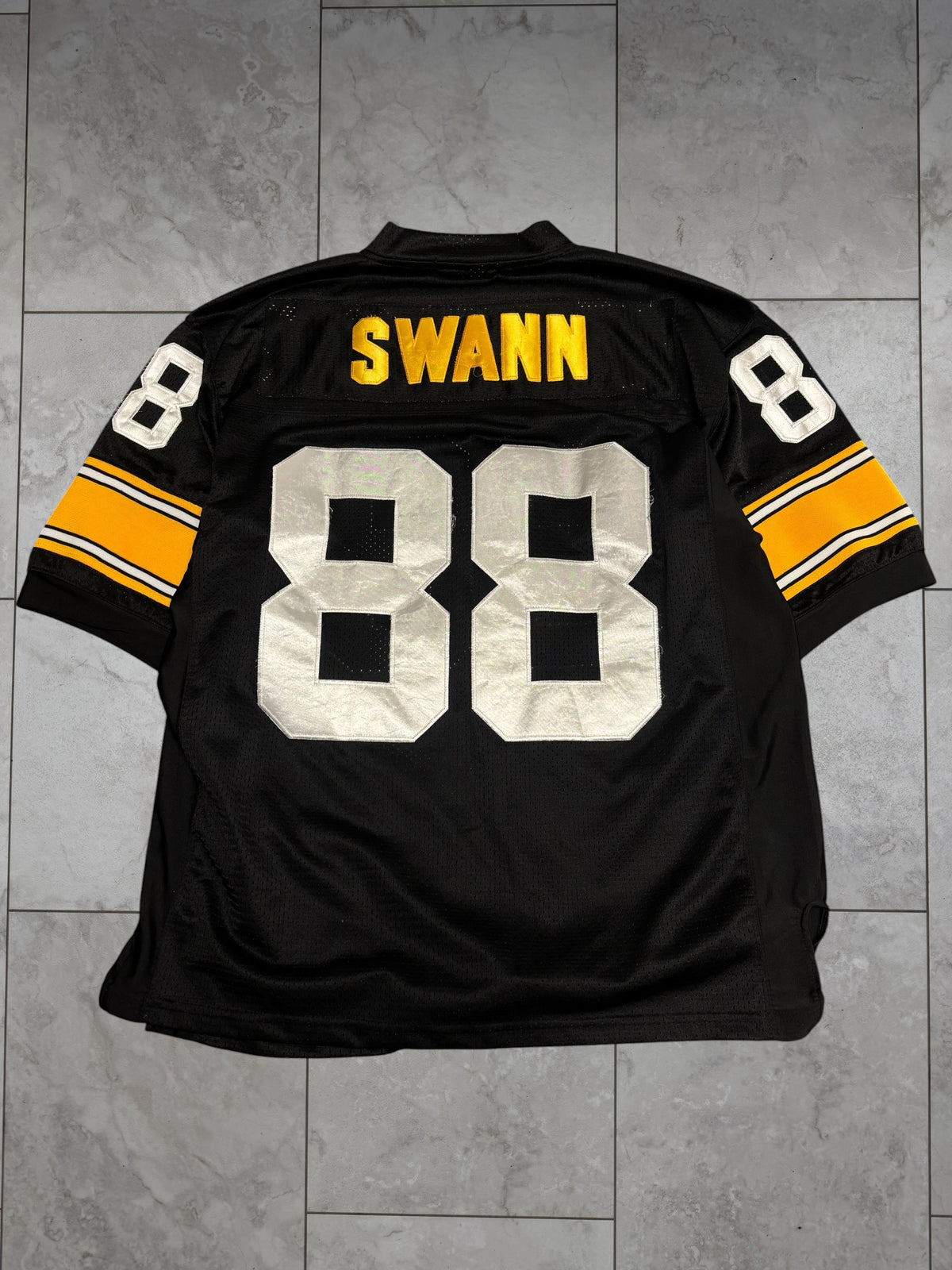 (L) Vintage Y2K Steelers Lynn Swann Authentic Mitchell & Ness Jersey #88