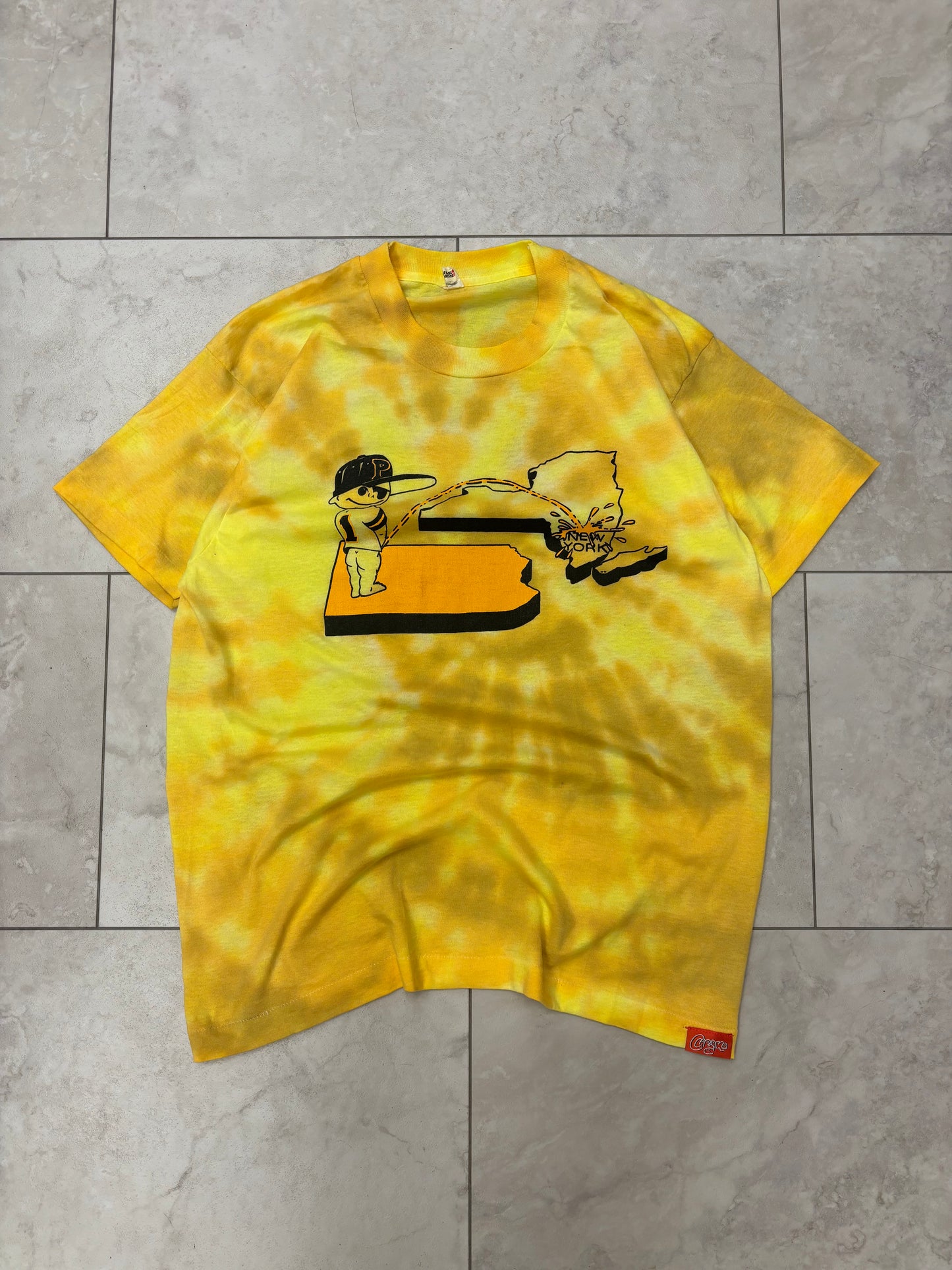 Custom 80’s Pirates Tiedye Tee - Cabana x The Closet