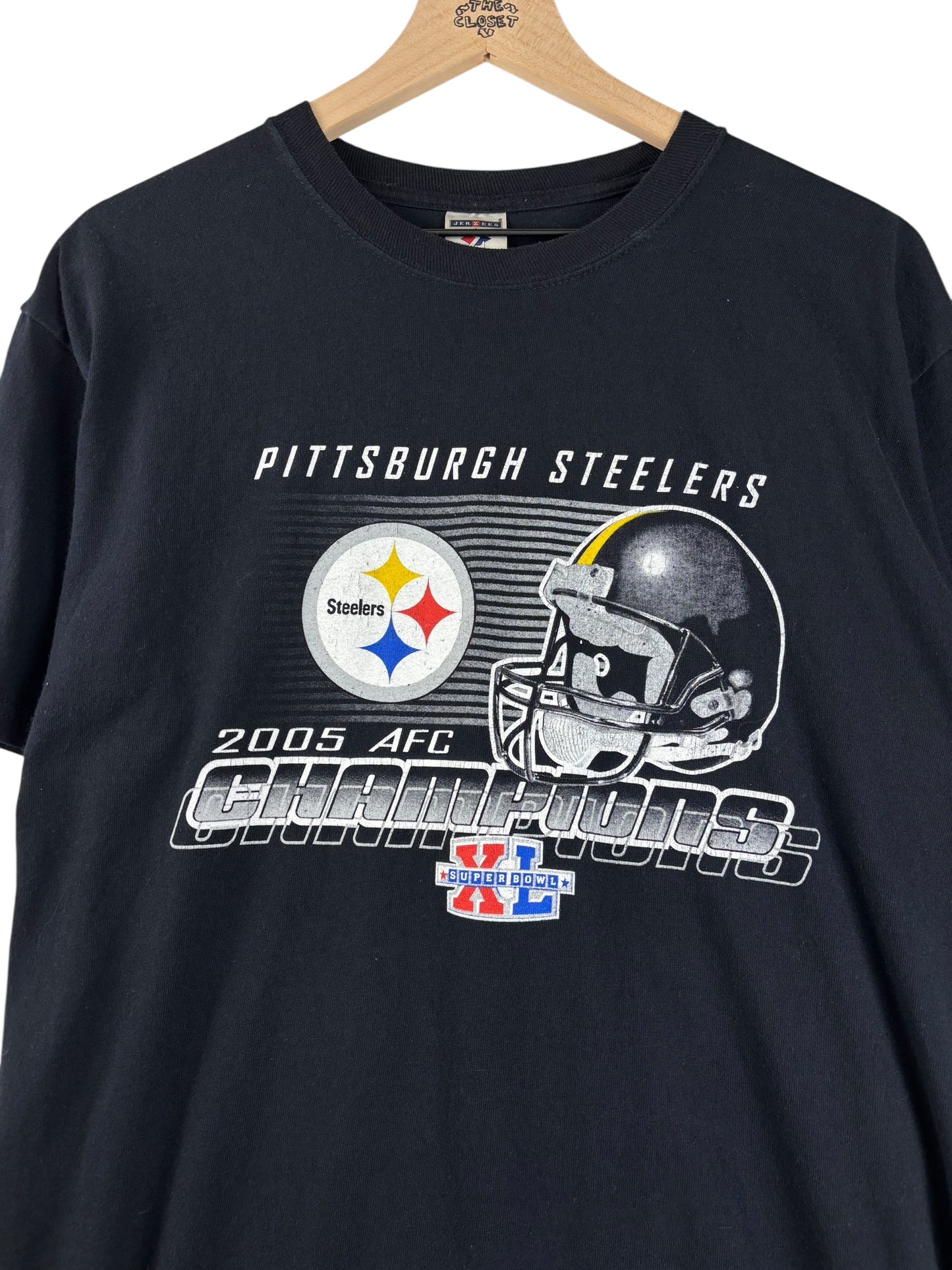 (M/L) 2005 Steelers AFC Champs Tee