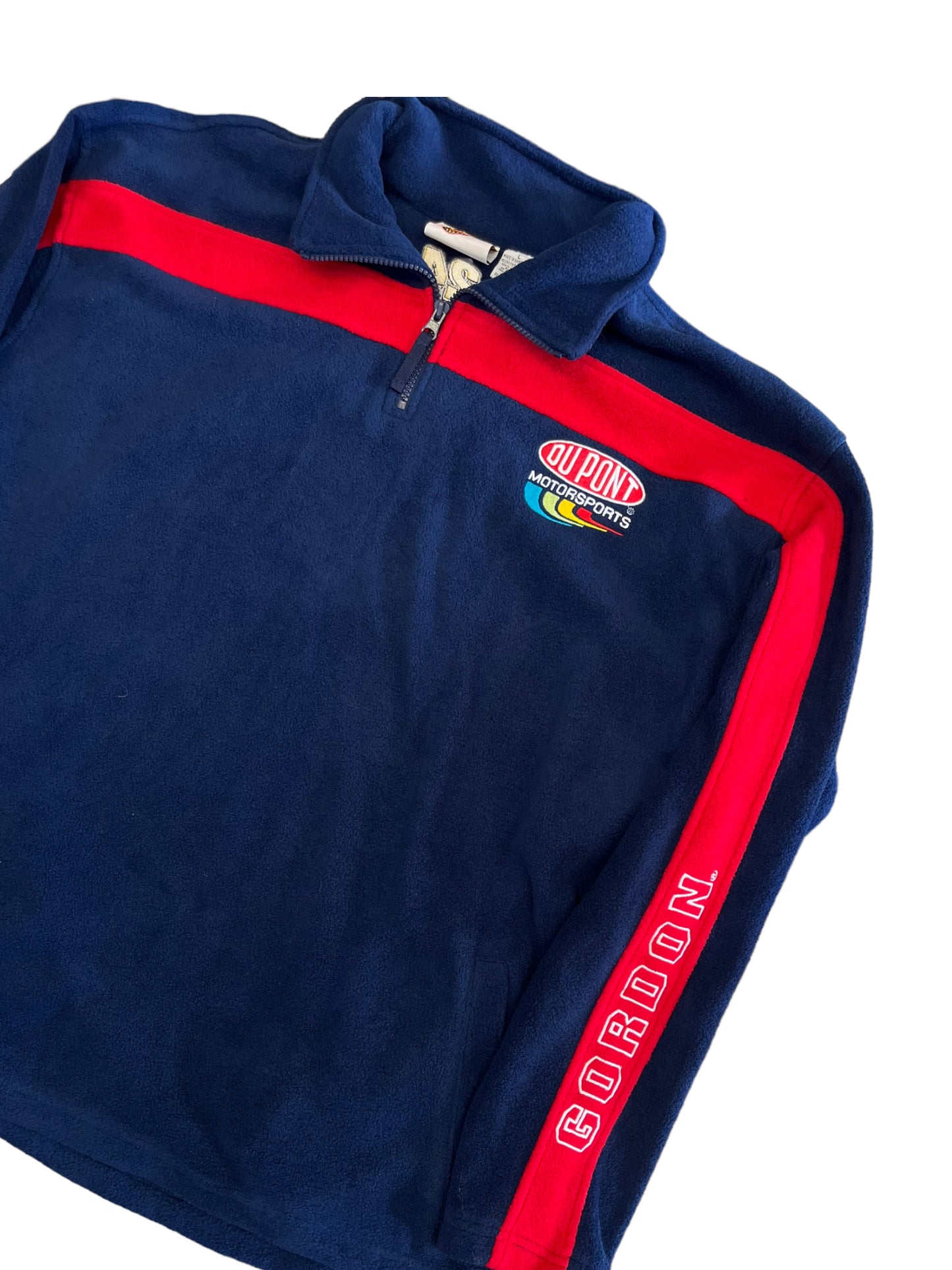 (L) Vintage Jeff Gordon 1/4 Zip Fleece Jacket