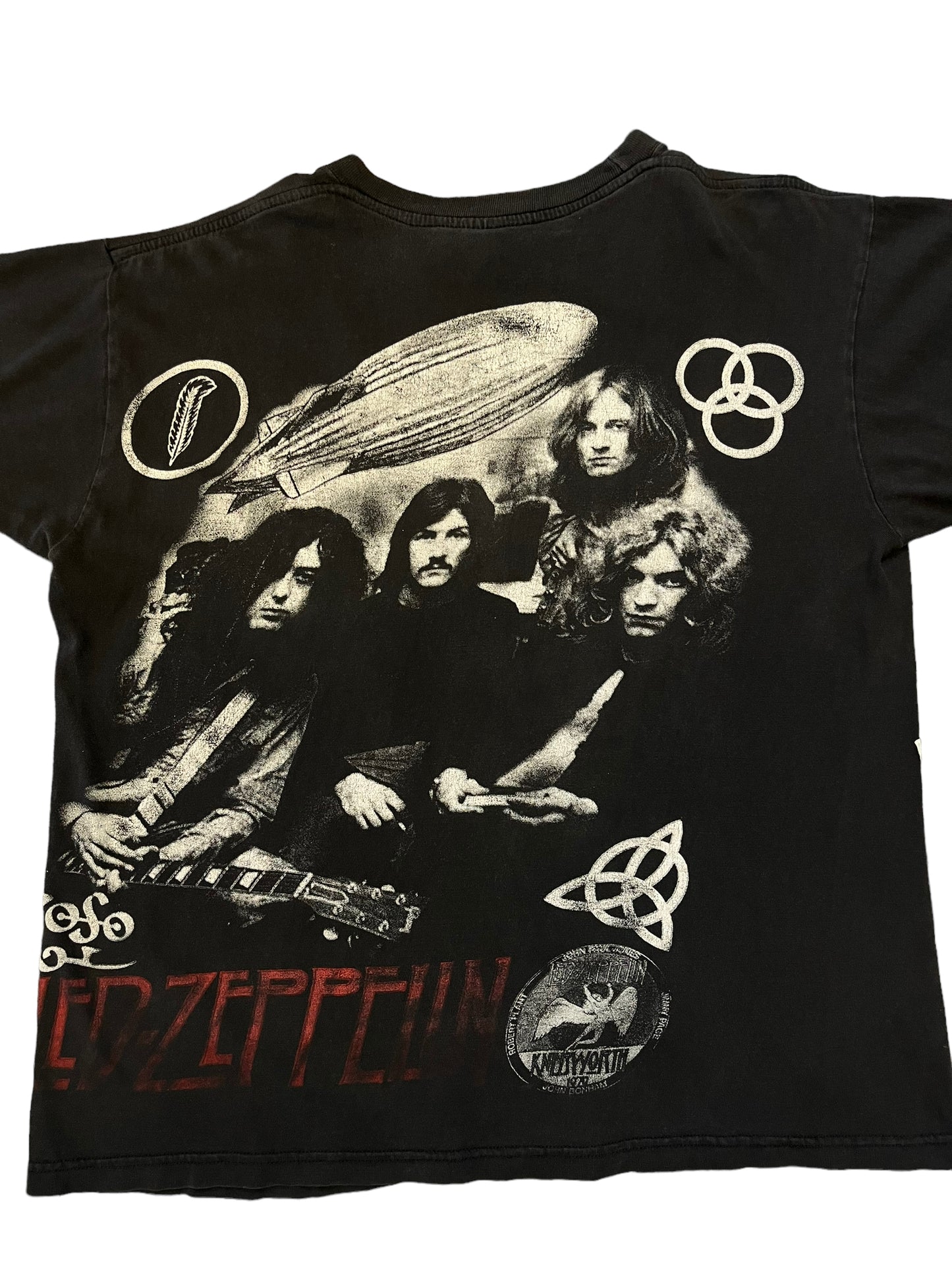 (S/M) Vintage Led Zeppelin Double Sided Tee