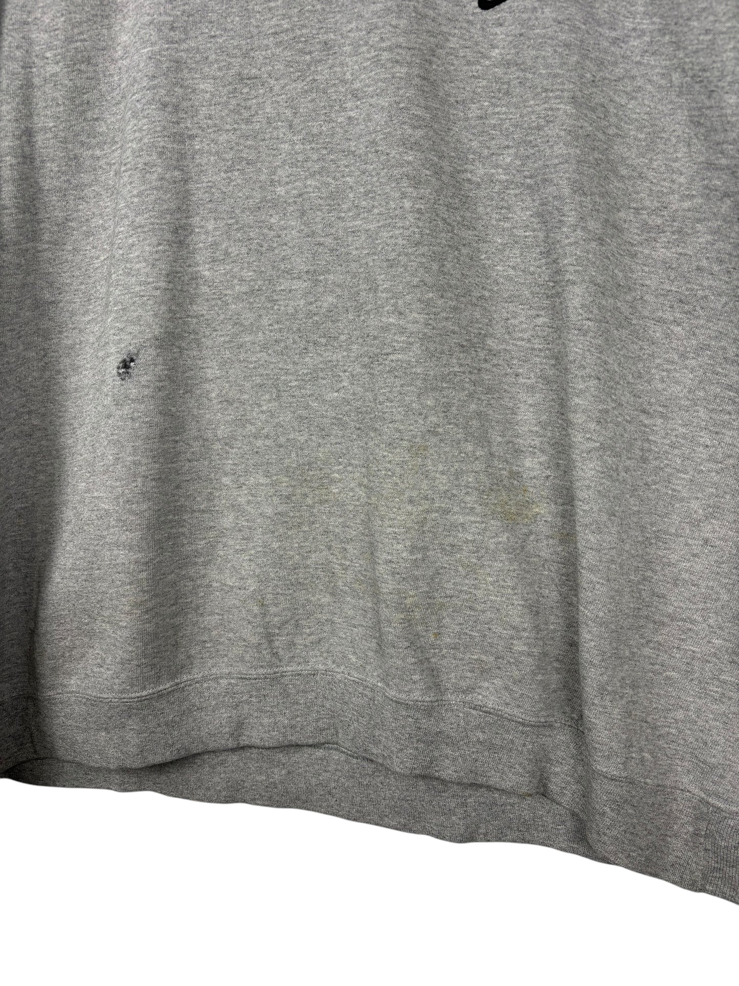 (XL) Vintage Nike Grey Corner Swoosh Embroidered Crewneck