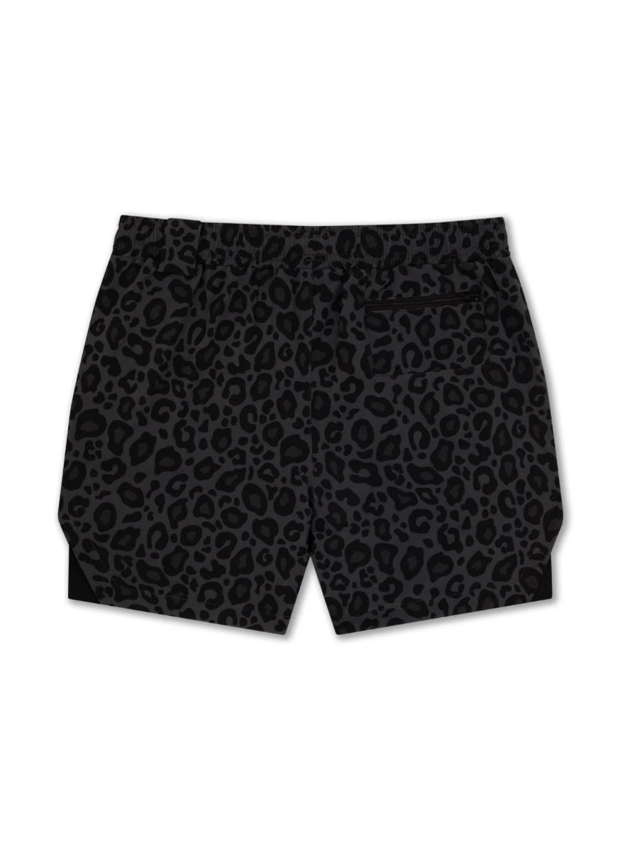Manic Leopard Performance Shorts (With Liner)