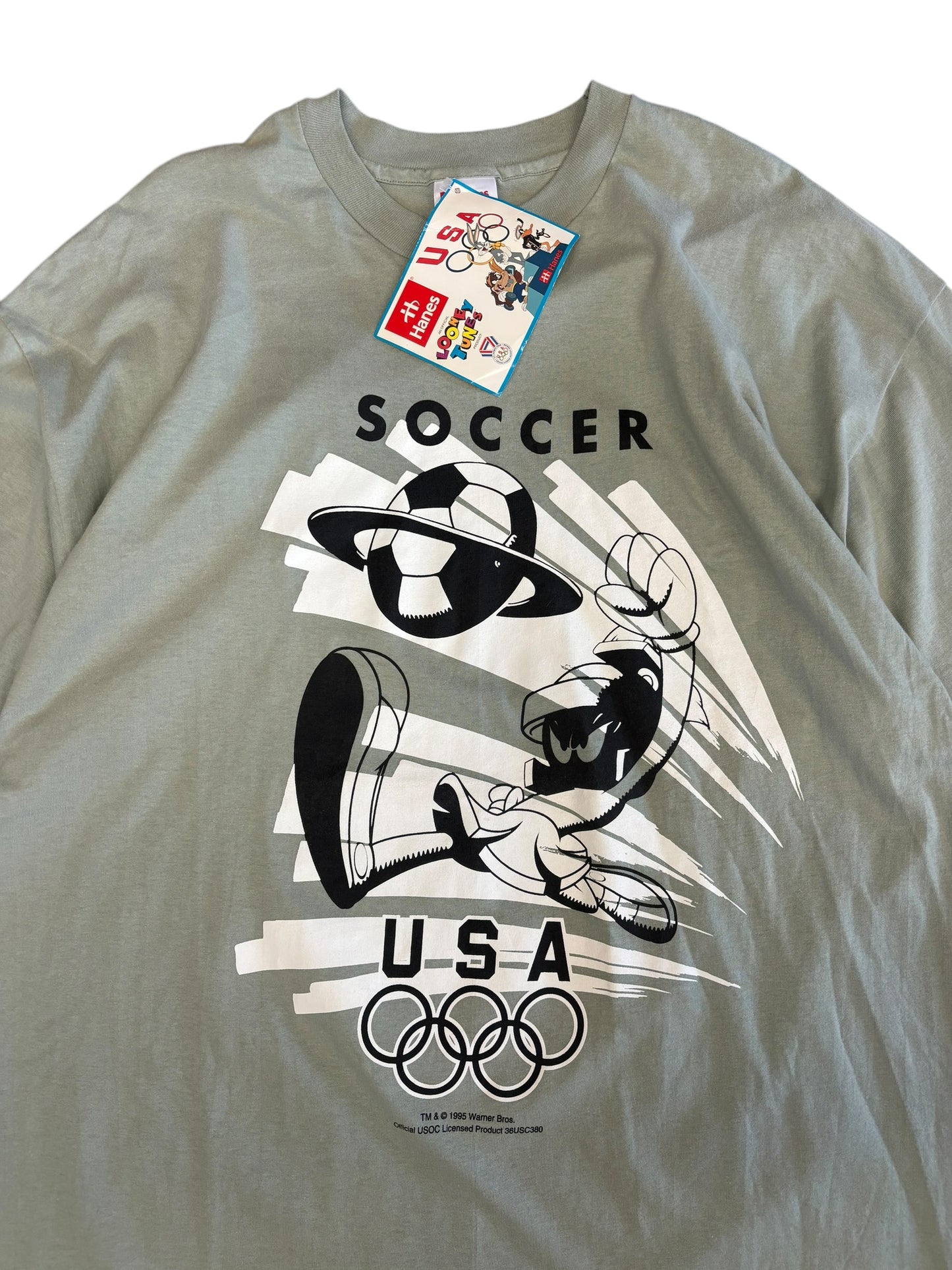 (XXL) 1995 USA Soccer x Looney Tunes Tee (New)