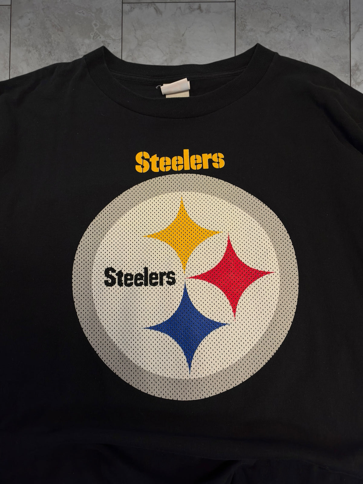 (2-3XL) Vintage Y2K Steelers Big Logo Graphic Tee