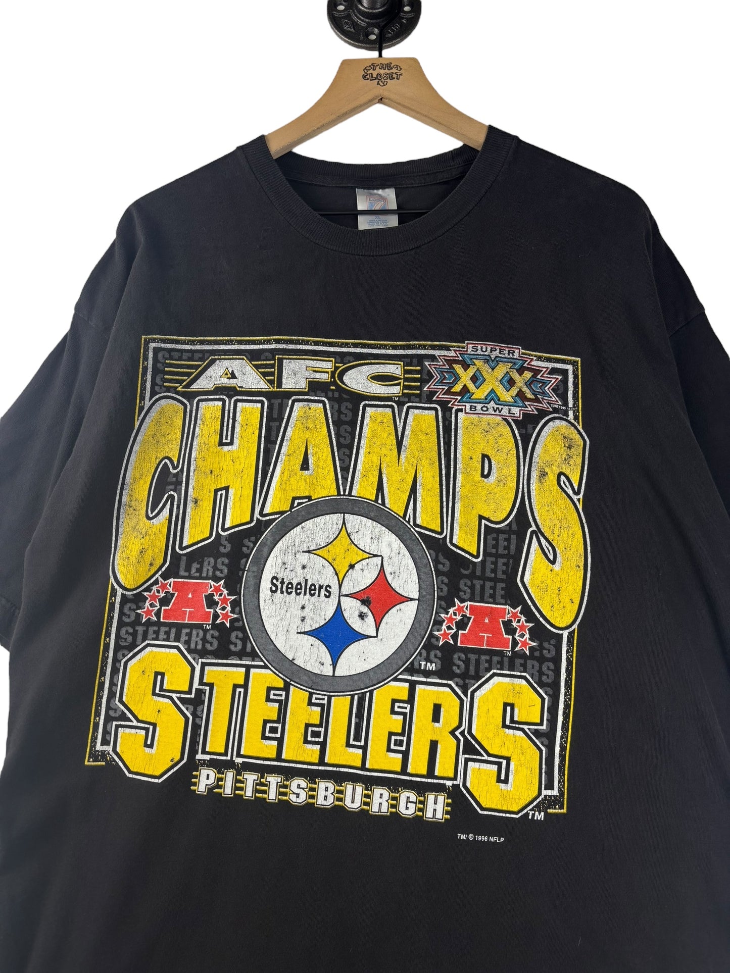 (XL) 1995 Steelers AFC Champs Tee