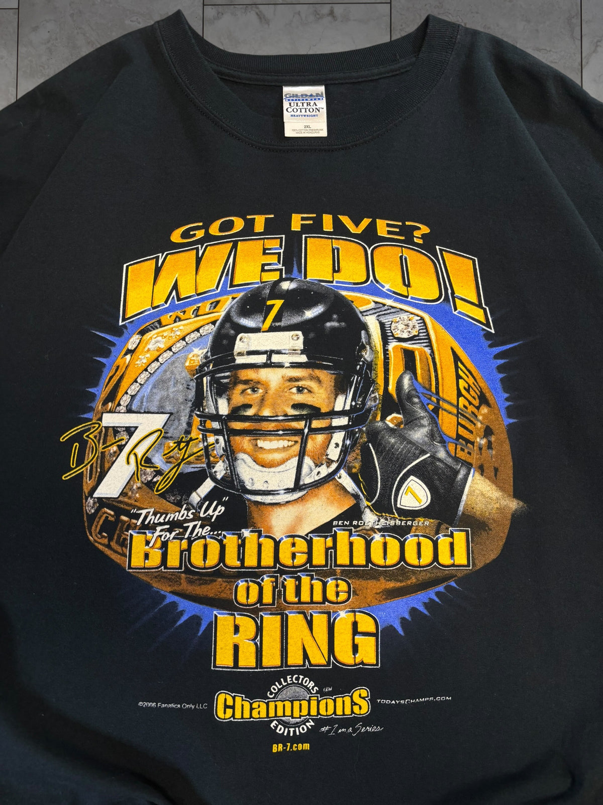 (XXL) 2006 Steelers Got Five? We Do! Tee