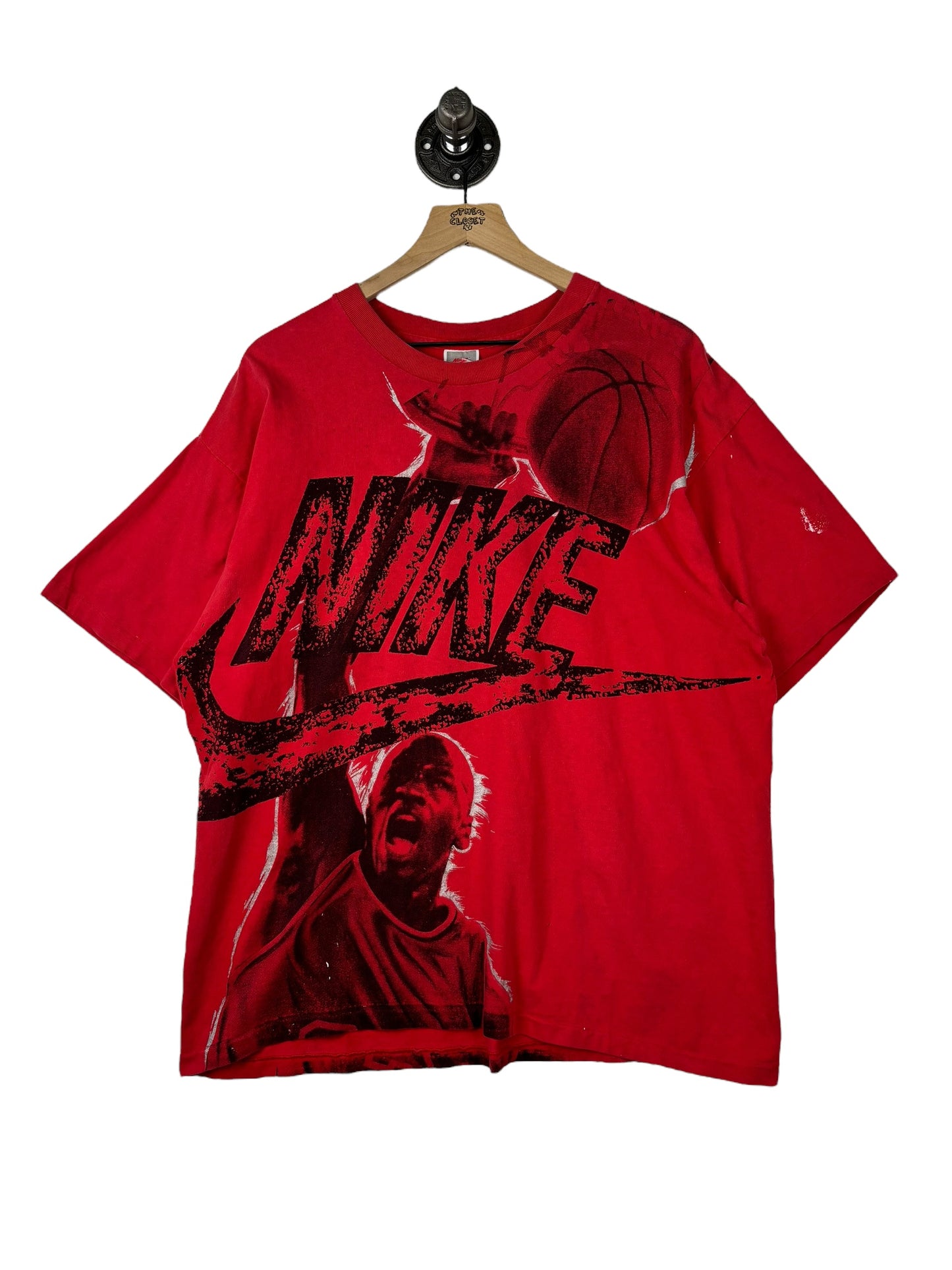 (L/XL) Vintage Nike x Michael Jordan All Over Print Tee