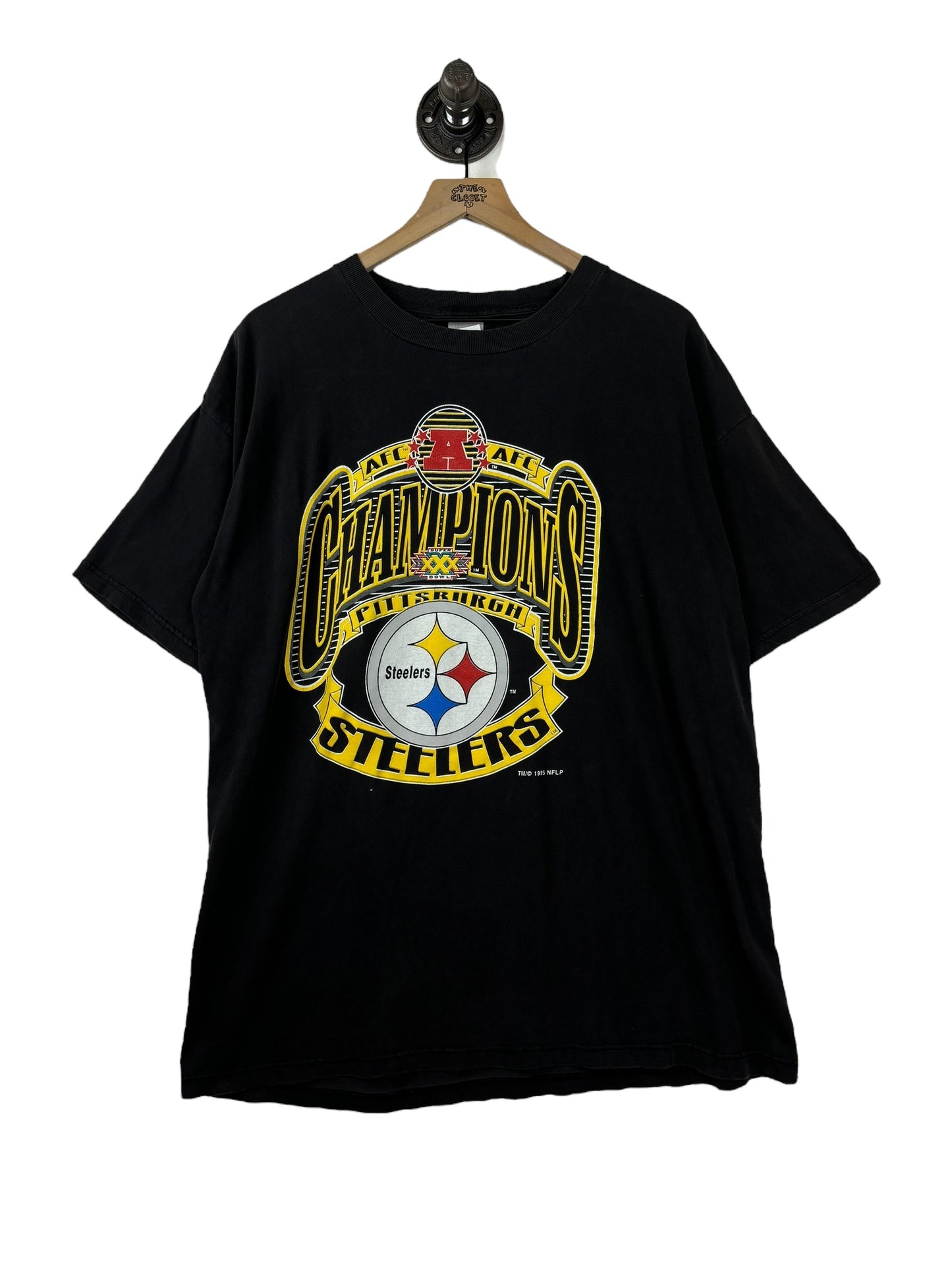 (XL) 1995 Steelers AFC Champs Tee