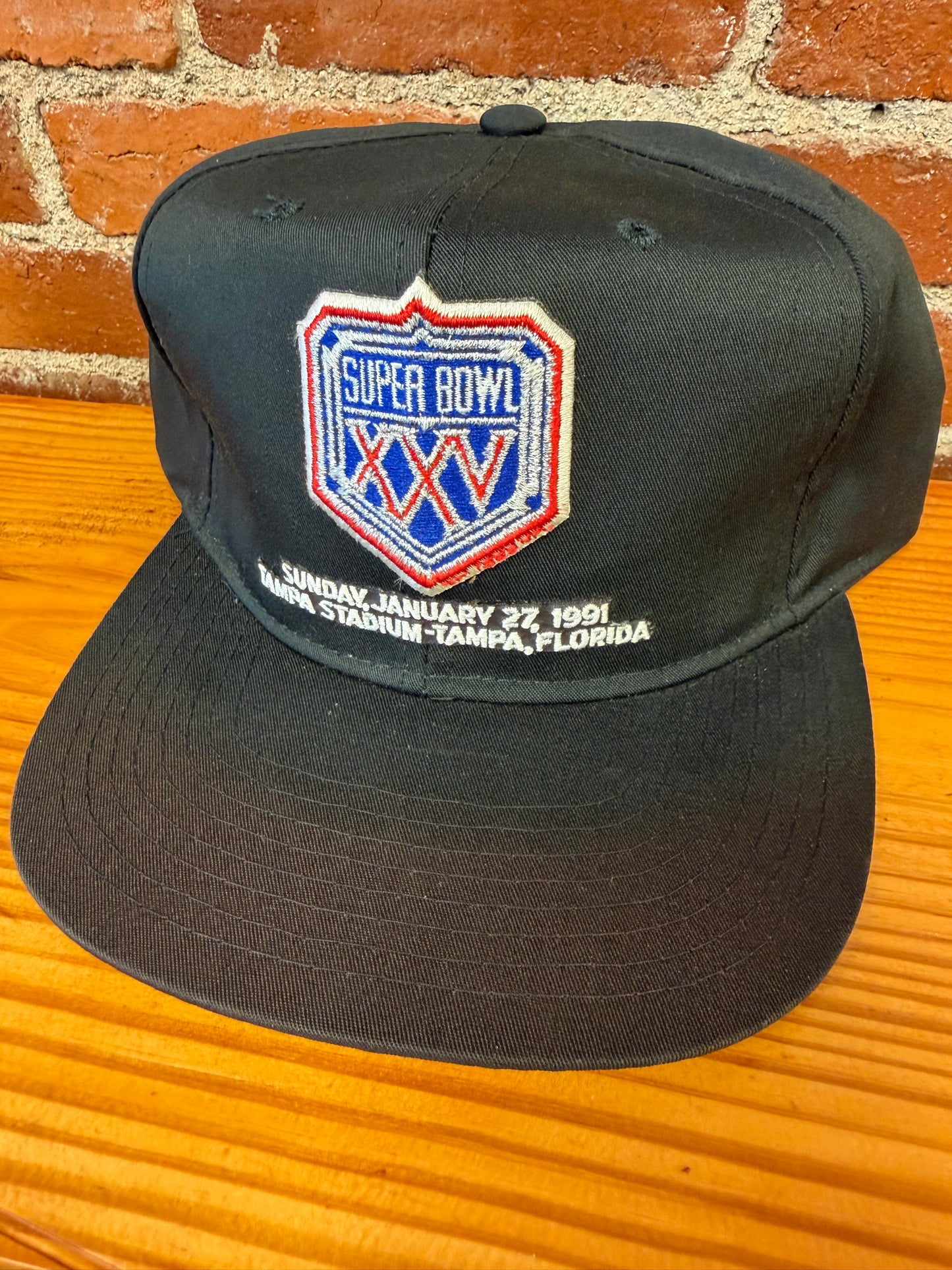 1991 Super Bowl XXV Giants vs Bills Hat - NEW (has sunfade)