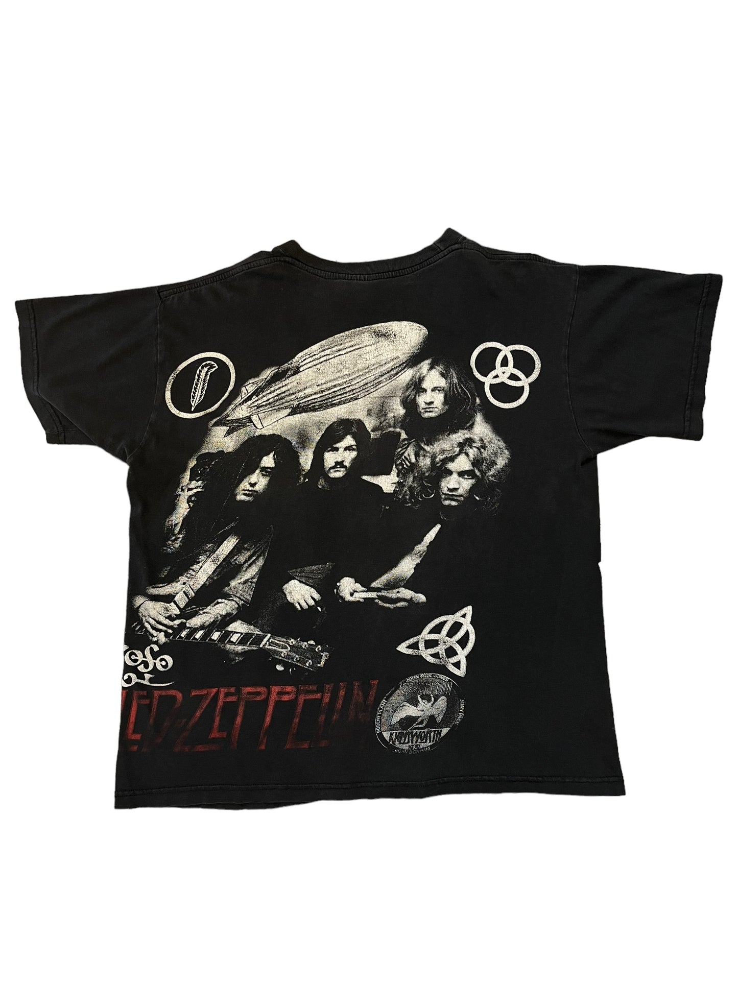 (S/M) Vintage Led Zeppelin Double Sided Tee