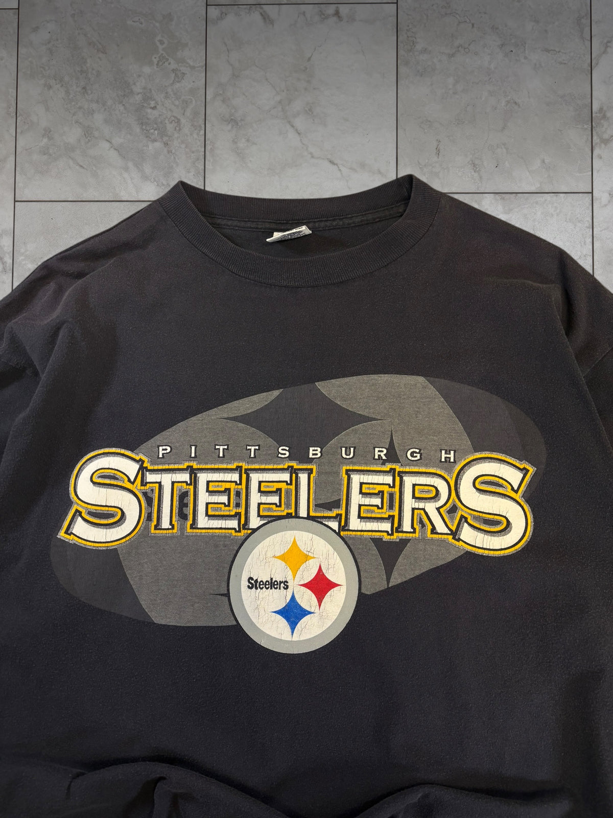 (L) Vintage 90s Steelers Starter Graphic Tee