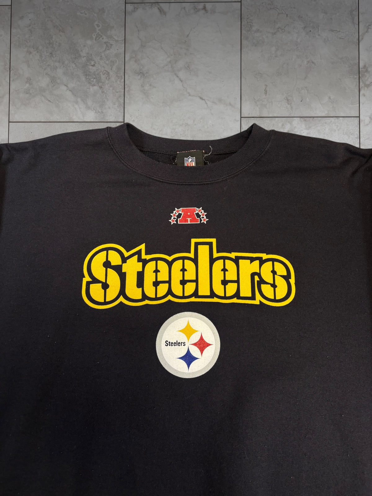 (M) Vintage Y2K Steelers AFC Graphic Crewneck