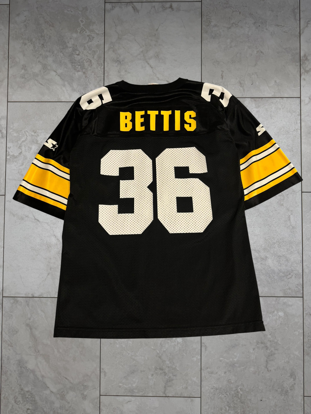 (L / 48) Vintage 90's Steelers Jerome Bettis Starter Jersey #36