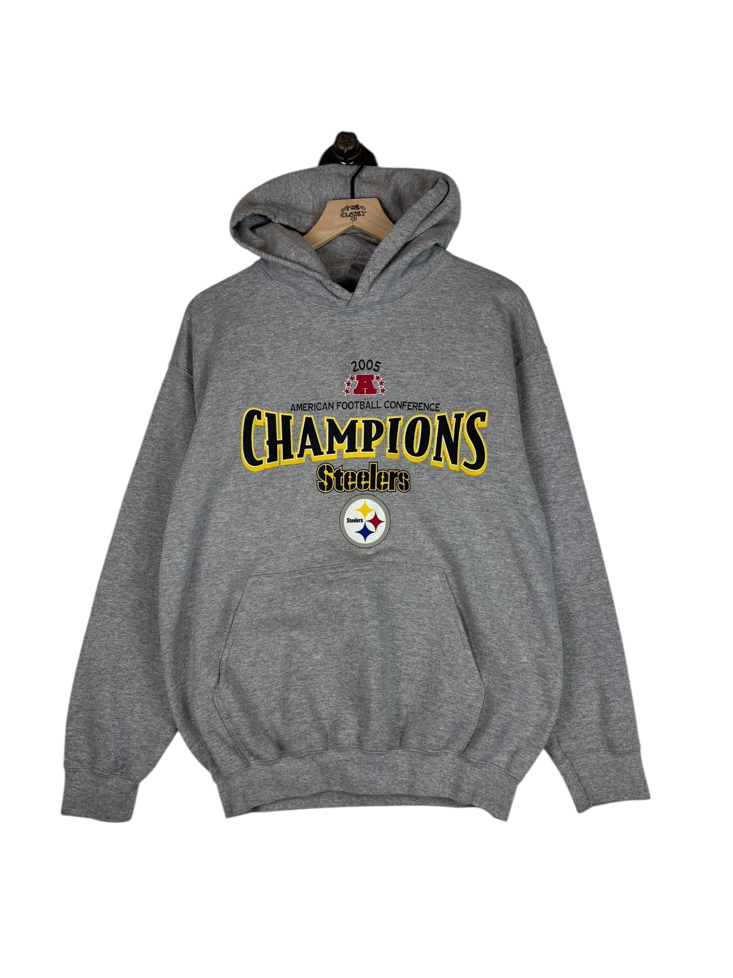 (M) 2005 Steelers AFC Champs Hoodie