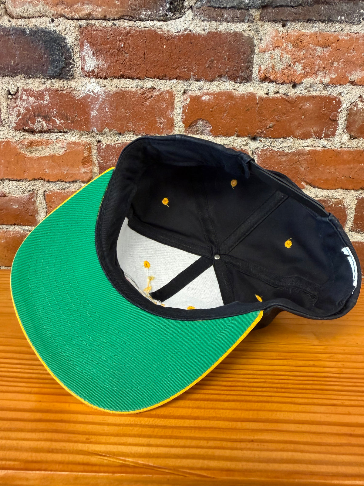 Vintage Steelers Embroidered Script & Logo Snapback Hat