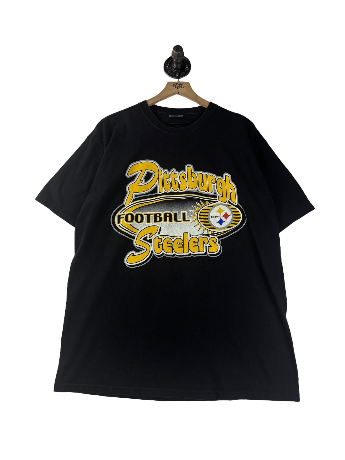 (XL) Vintage Steelers Pittsburgh Football Graphic Tee