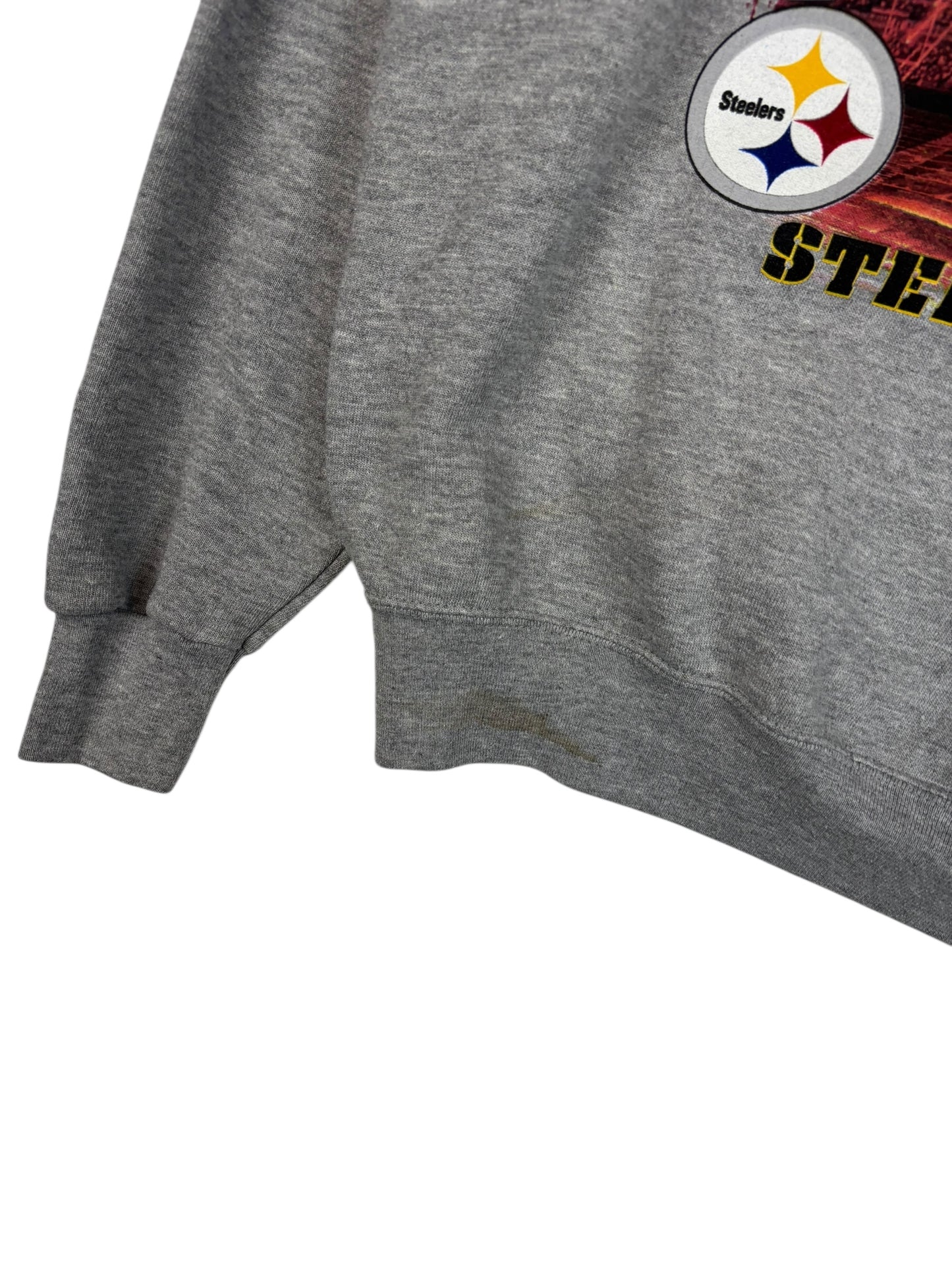(L) Vintage Y2K Steelers Steel Curtain Crewneck