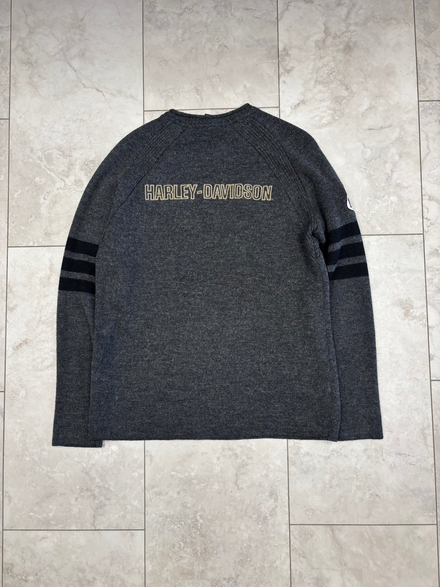 (S) Vintage Harley Sweater