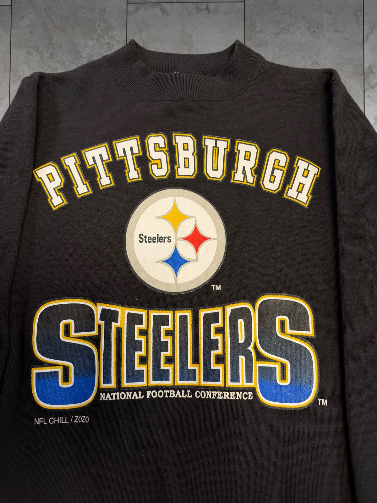 (XS/S) Vintage 90's Steelers NFL Chill Crewneck