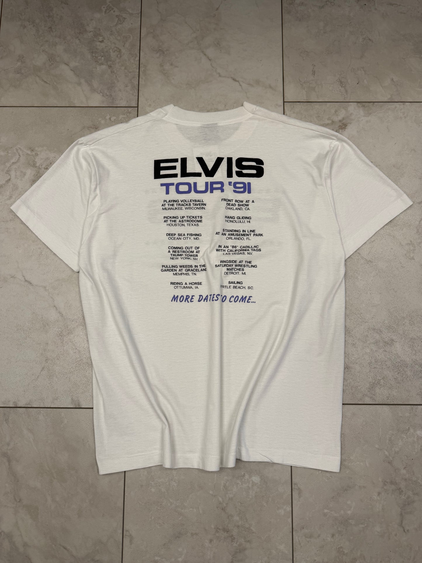 (L) 1991 Elvis Tour Graphic Tee
