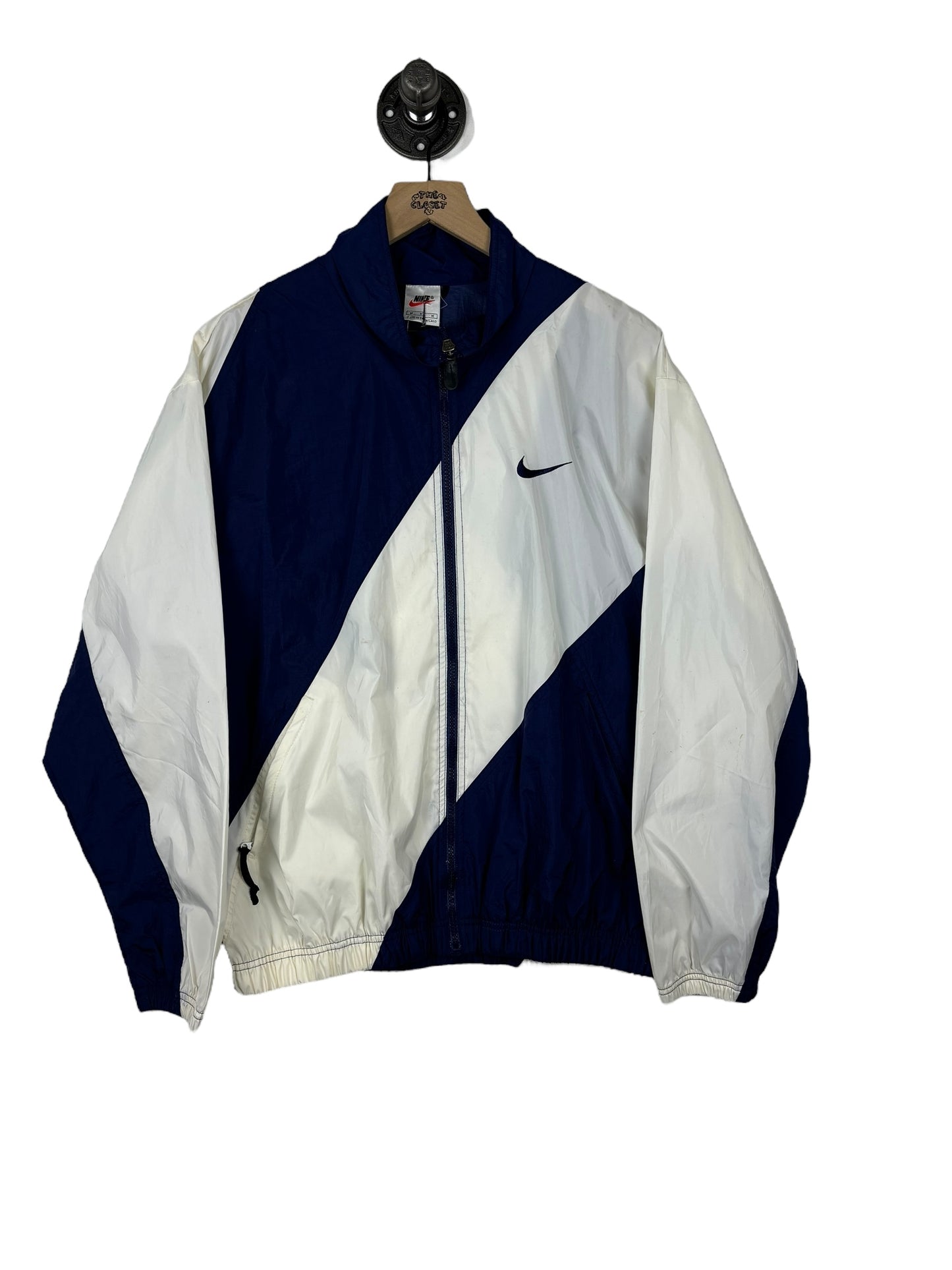 (M) Vintage Nike Full Zip Jacket (New / has flaws)