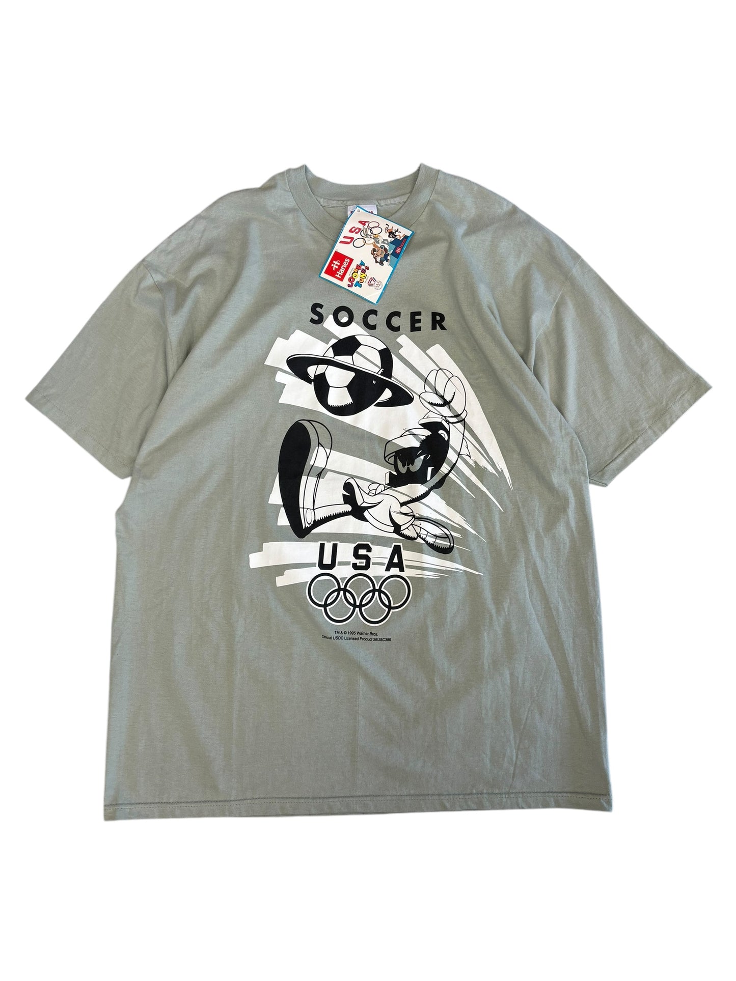 (XXL) 1995 USA Soccer x Looney Tunes Tee (New)