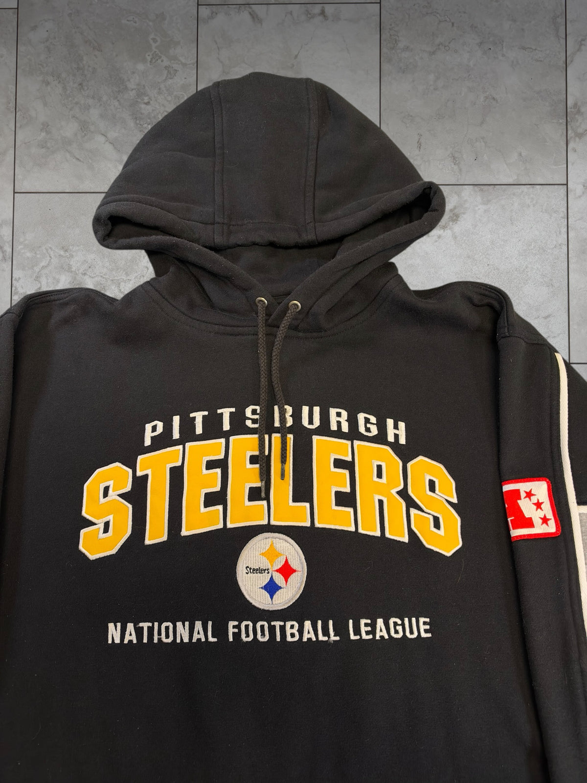 (M) Vintage 90's Steelers Embroidered Lee Hoodie