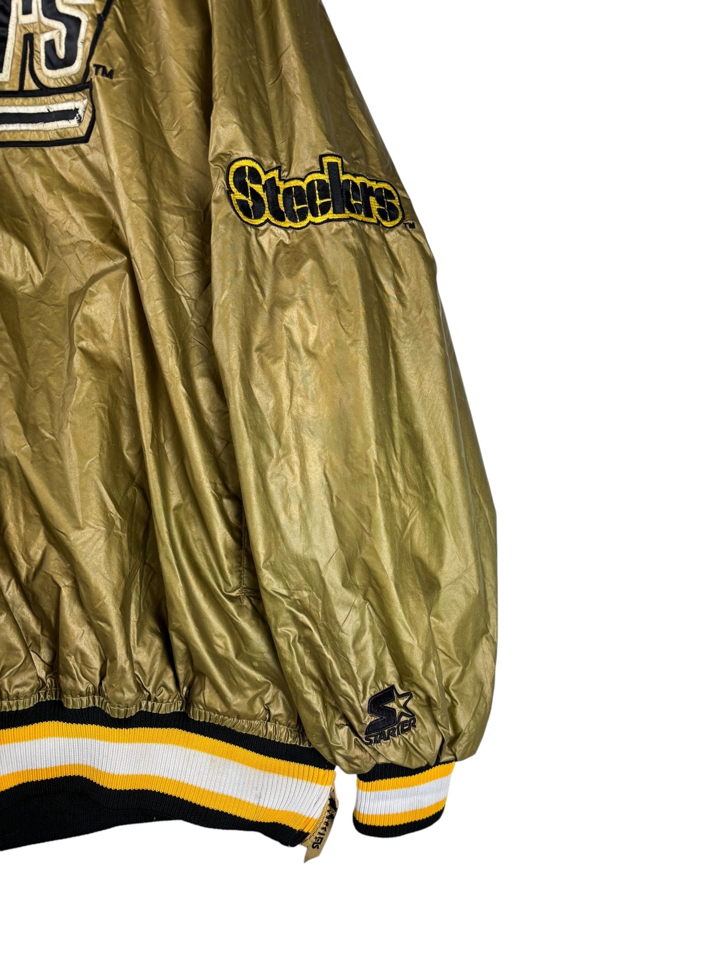 (L/XL) Vintage Steelers Starter Lightweight Jacket