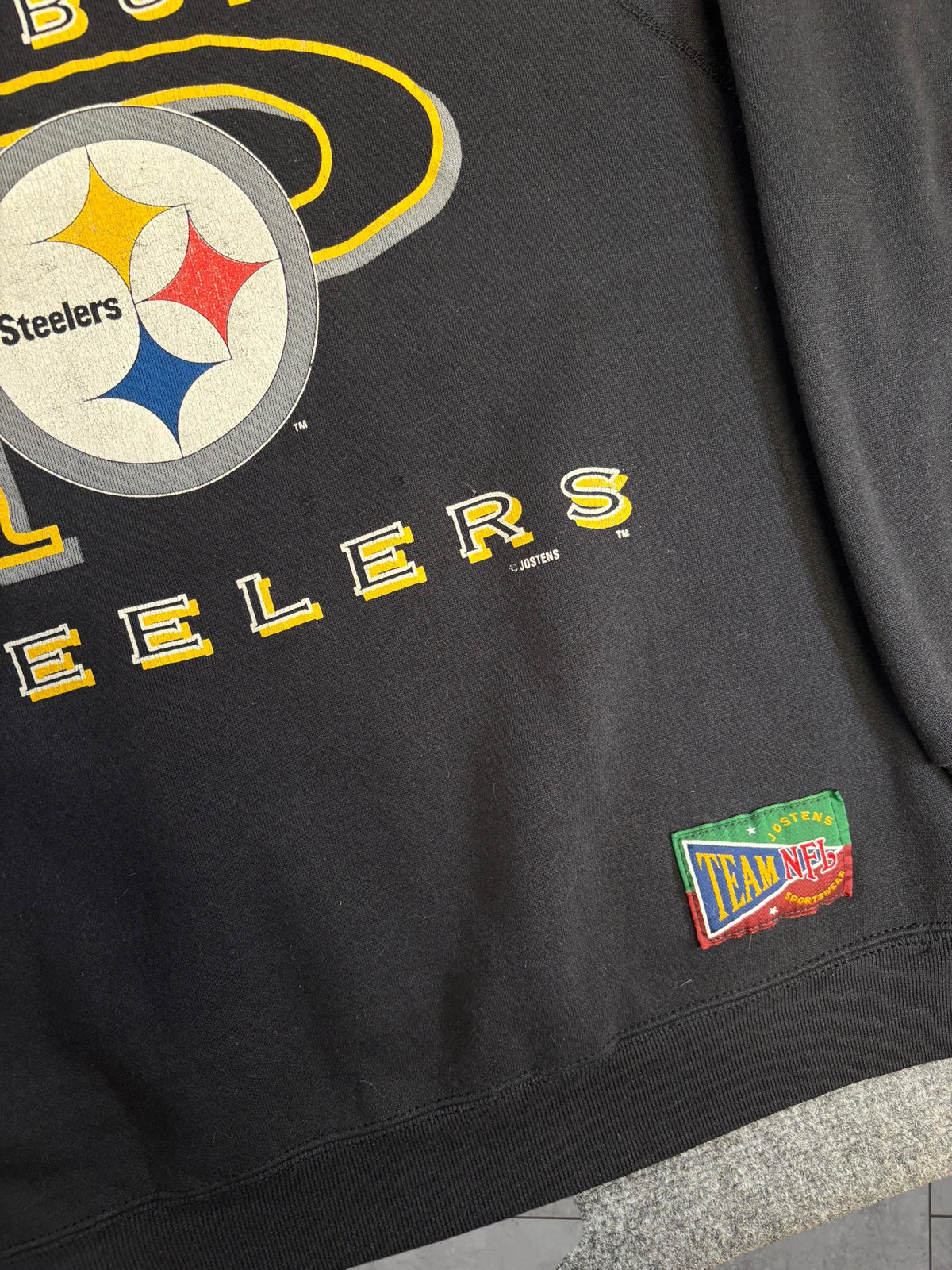 (XL/XXL) Vintage 90s Steelers Jostens Graphic Crewneck