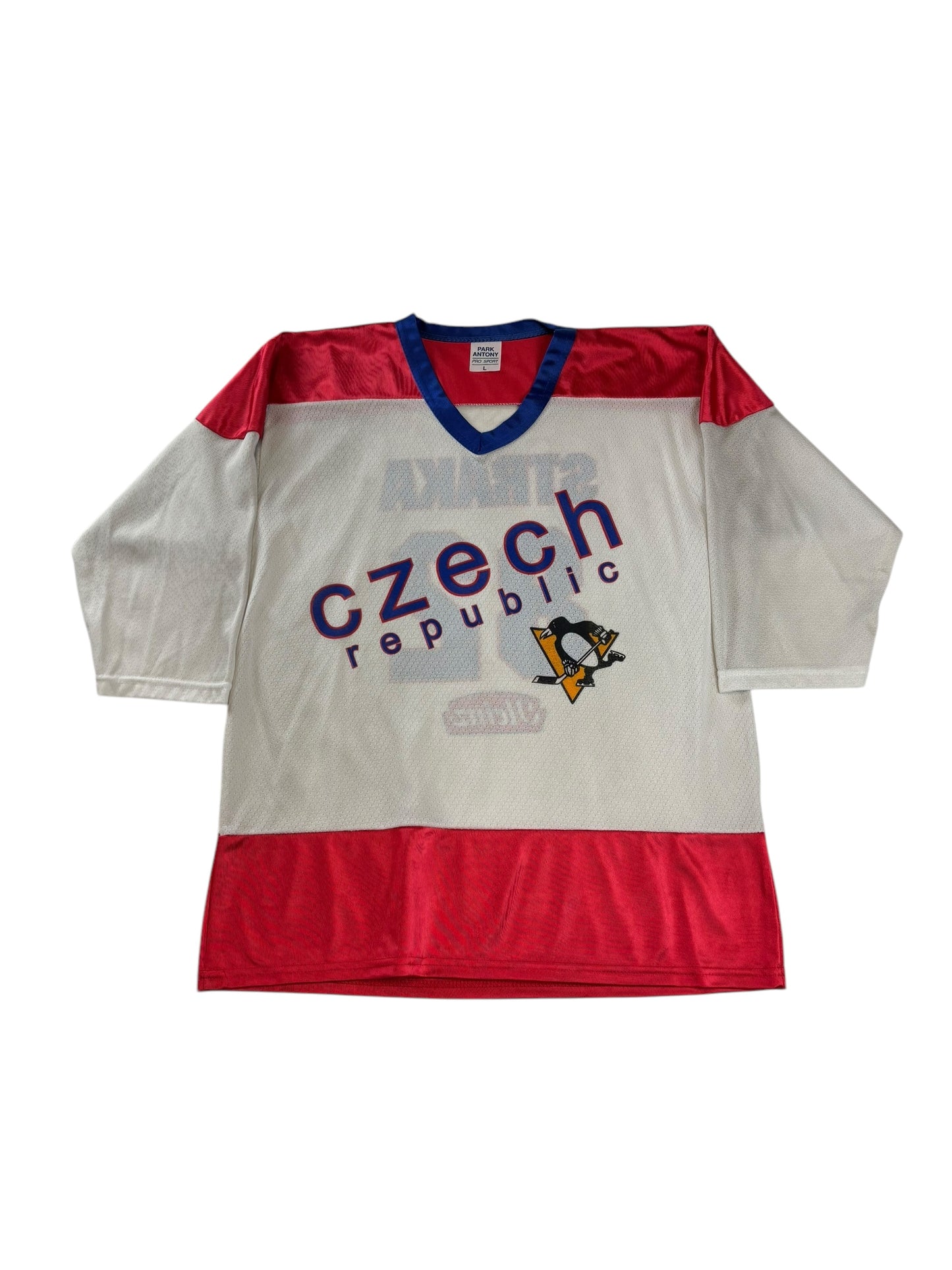 (S) Vintage Penguins Czech Republic Jersey - #82 Straka
