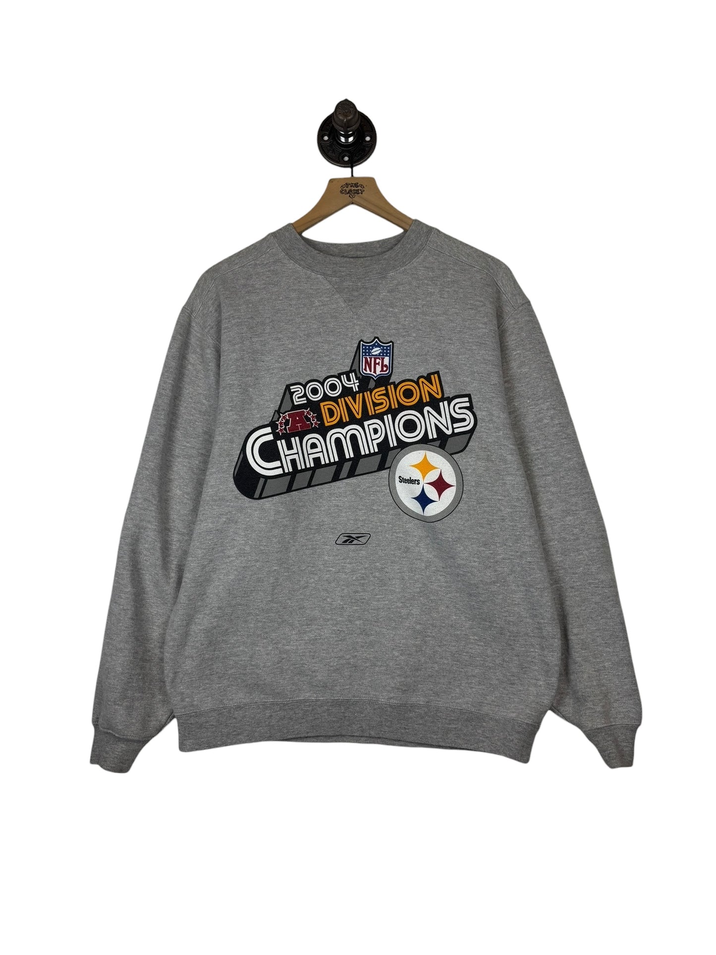 (M) 2004 Steelers Divison Champs Crewneck