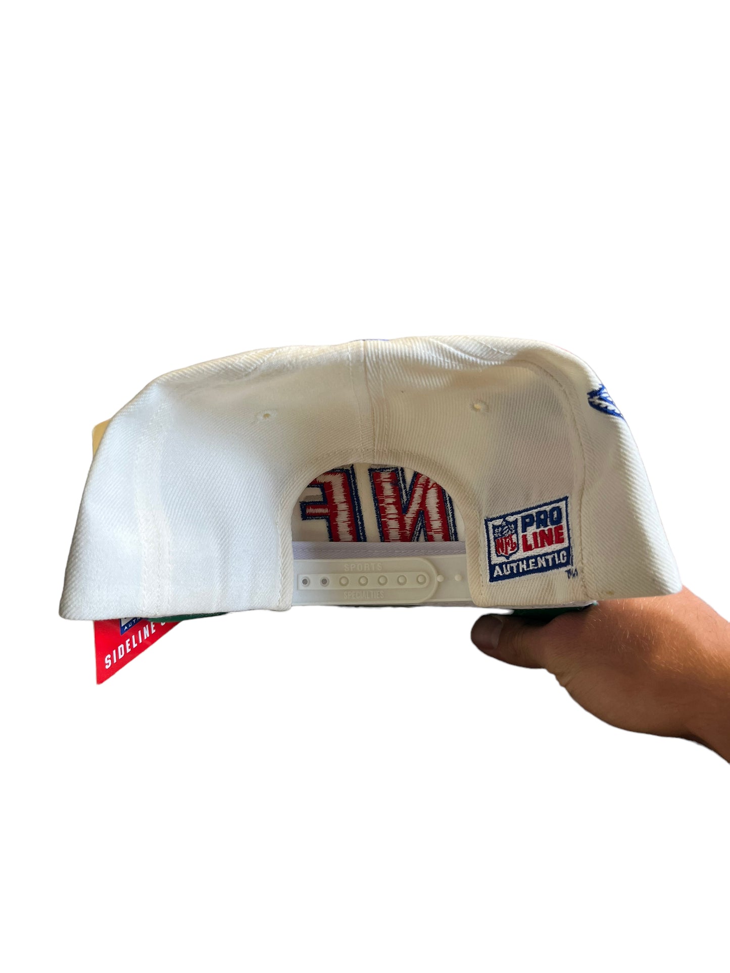 Vintage NFL Laser Snapback Hat Brand New