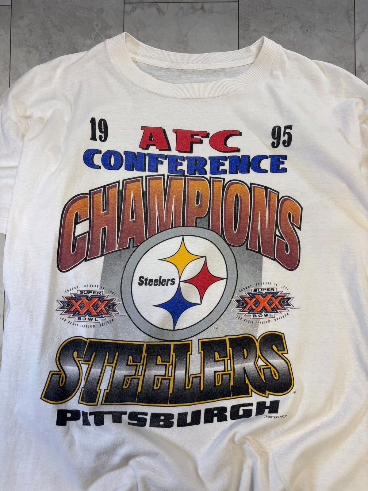 (M) 1995 Steelers AFC Conference Champs Tee