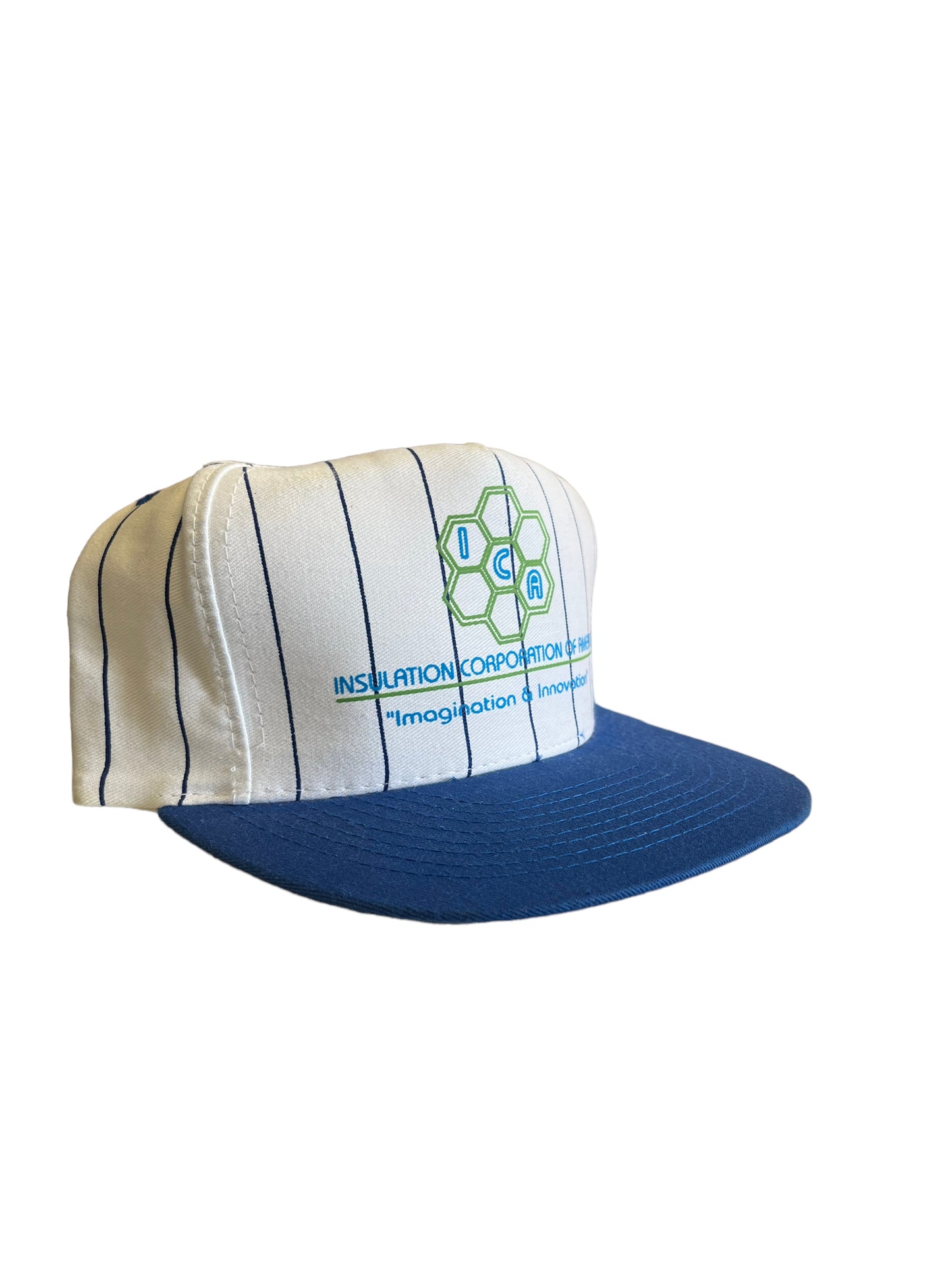 Vintage Baseball Corporate ICA Snapback Hat Brand New