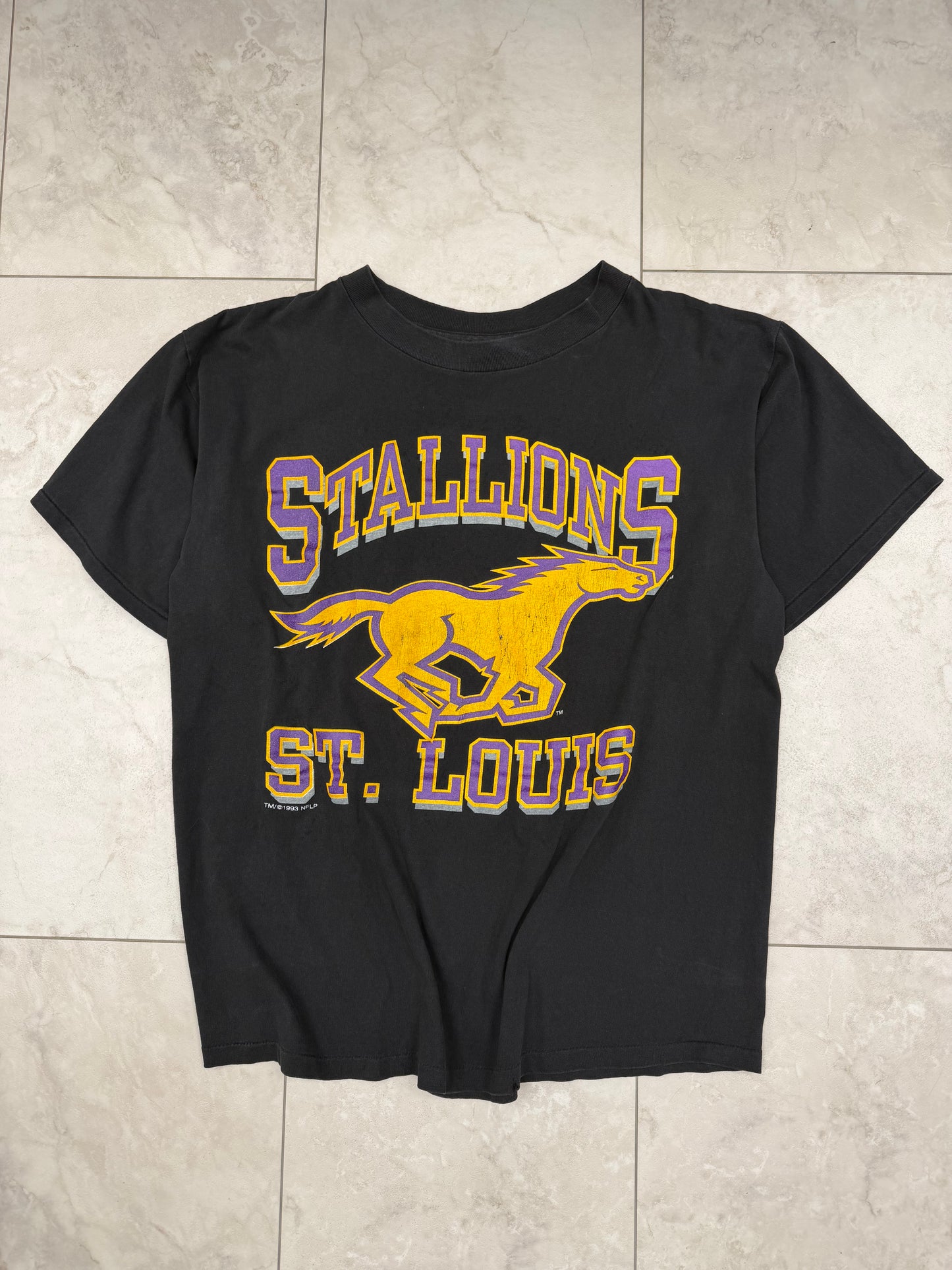 (L) 1993 St. Louis Stallions Graphic Tee
