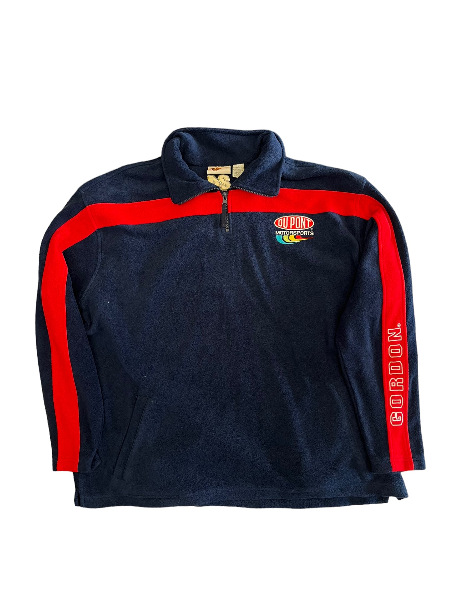 (L) Vintage Jeff Gordon 1/4 Zip Fleece Jacket